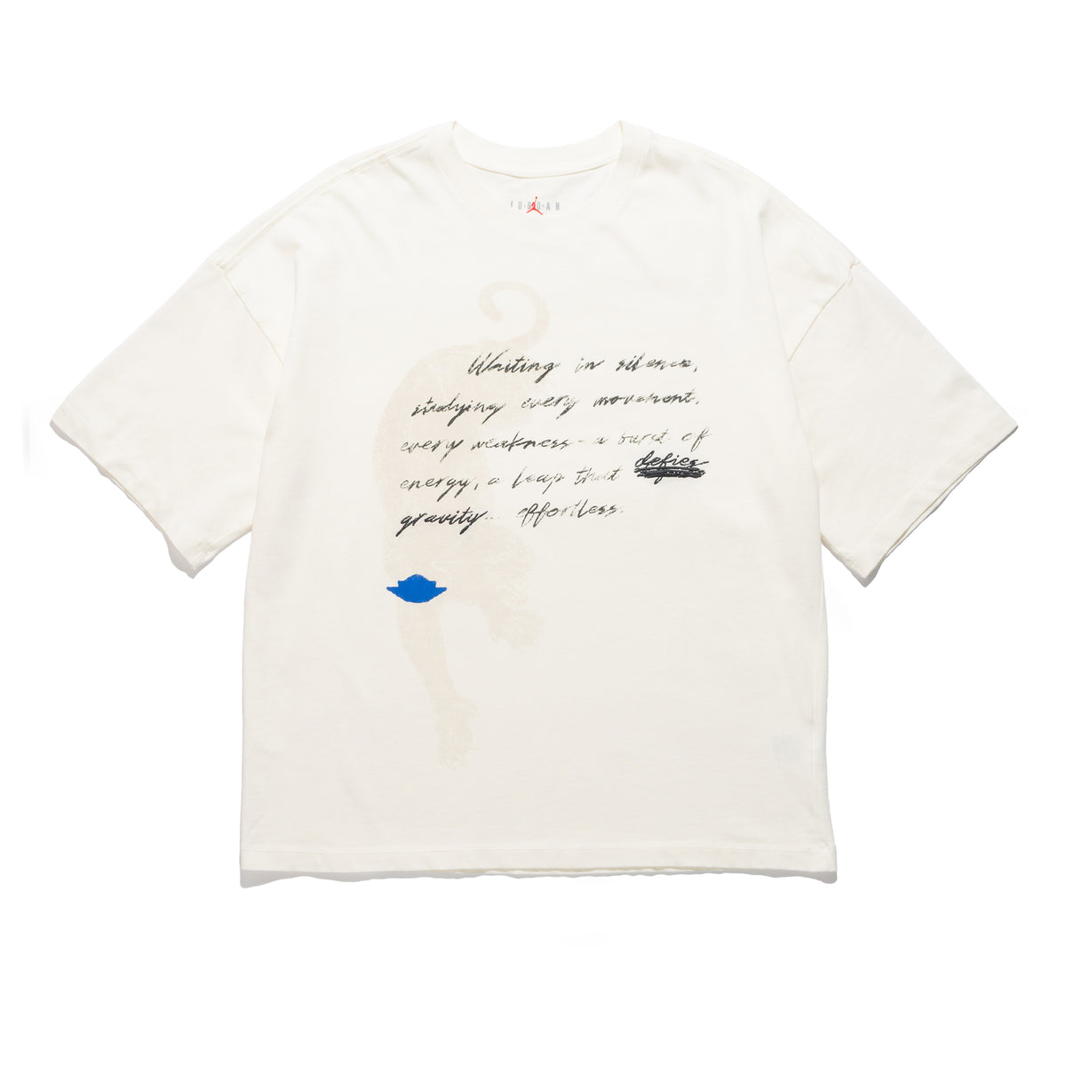 Jordan Black Cat Tee Sail IW3874-133