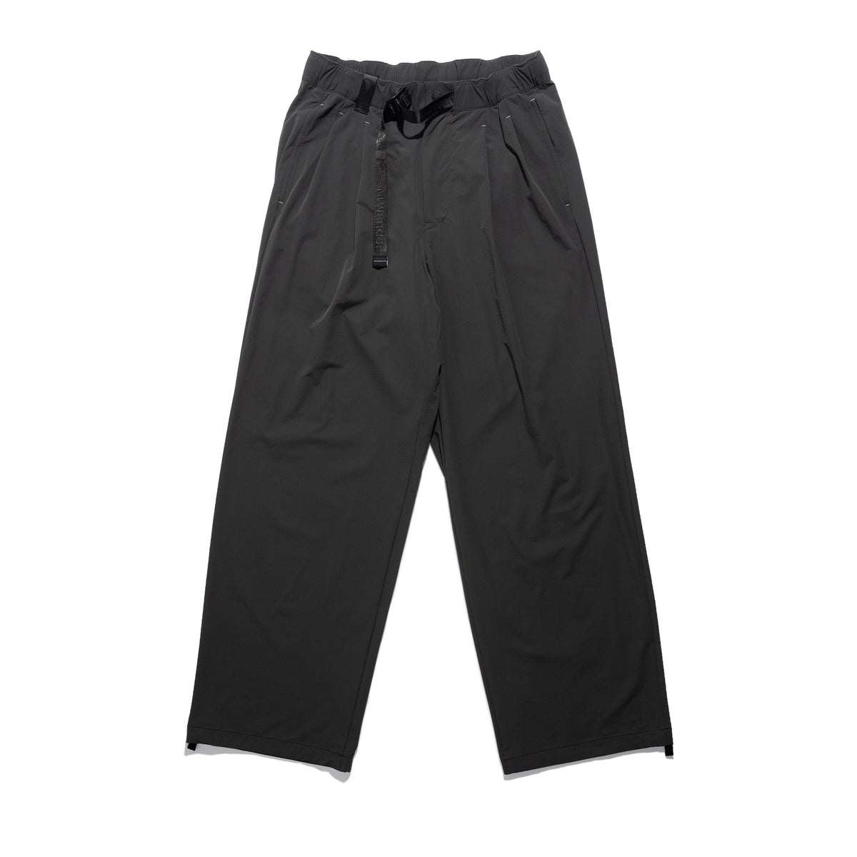 Lightweight Cloth Wide Pants Charcoal 574-6282072
