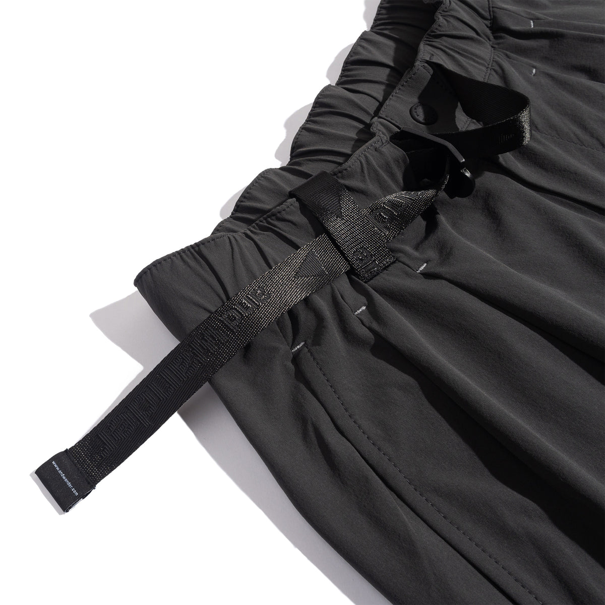 Lightweight Cloth Wide Pants Charcoal 574-6282072