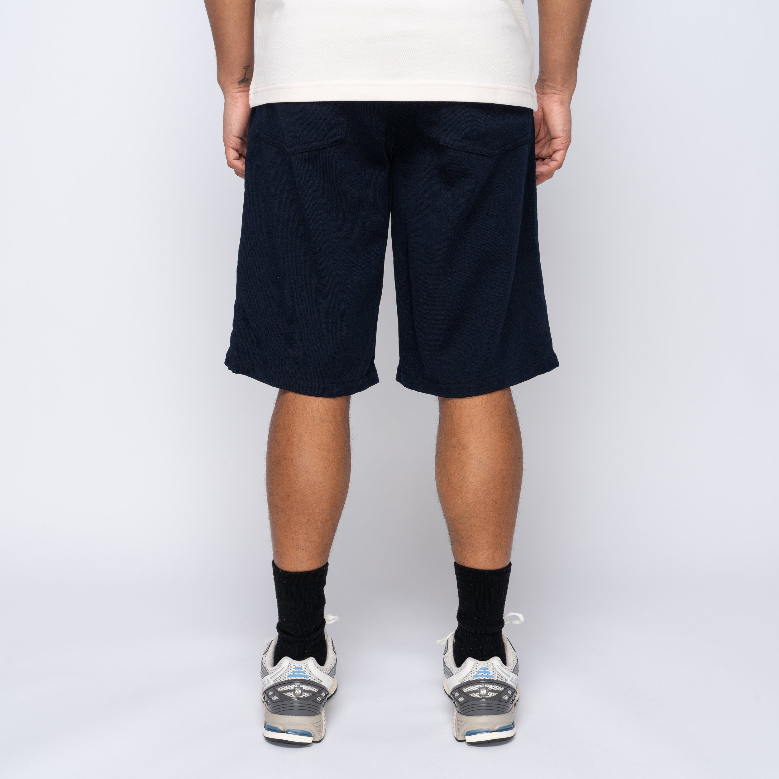 CDG SHIRT Polyester Shorts Navy FO-P506-S25-2 – Capsule