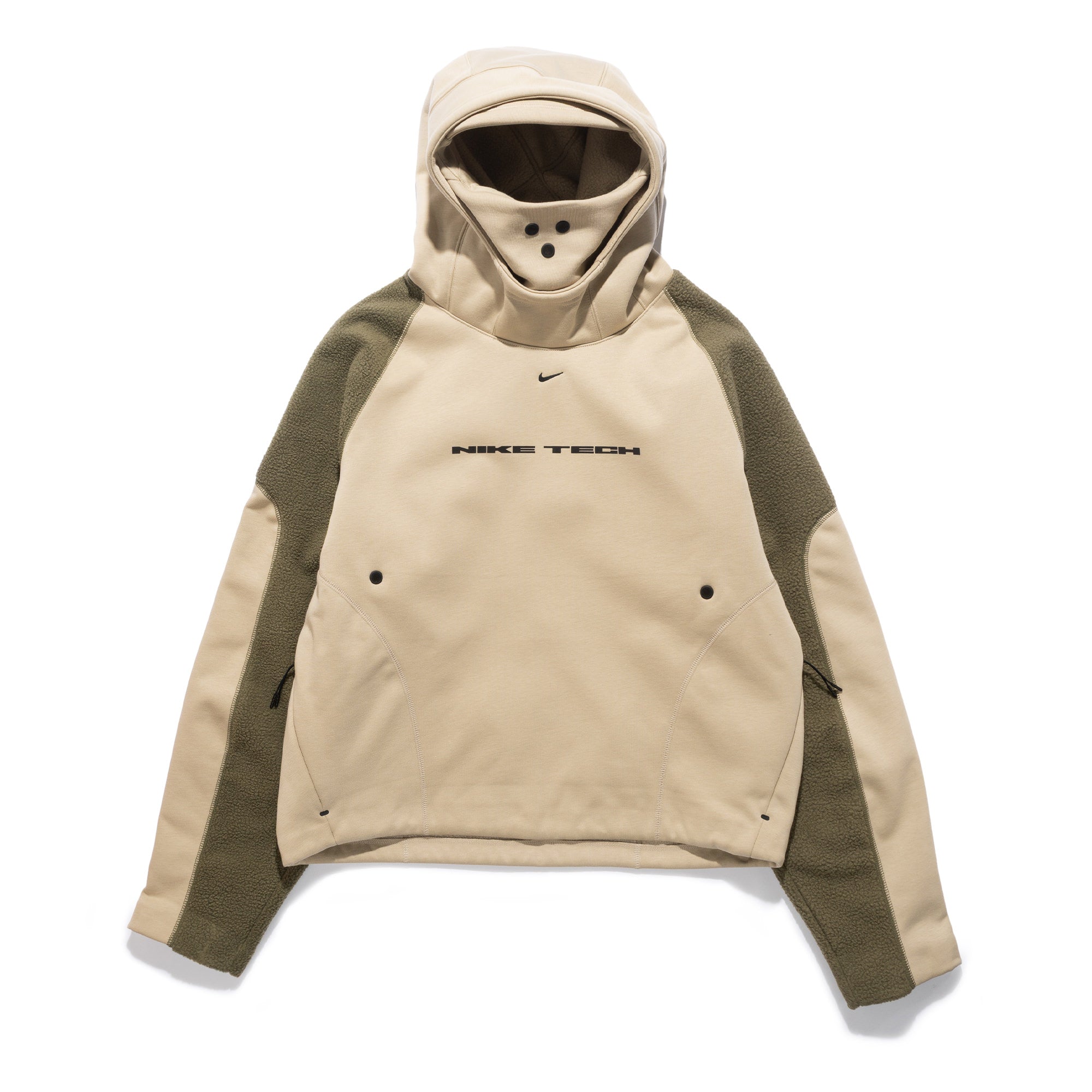Nike Tech Boreas Men's Oversized Hoodie Desert Khaki IB3363-229