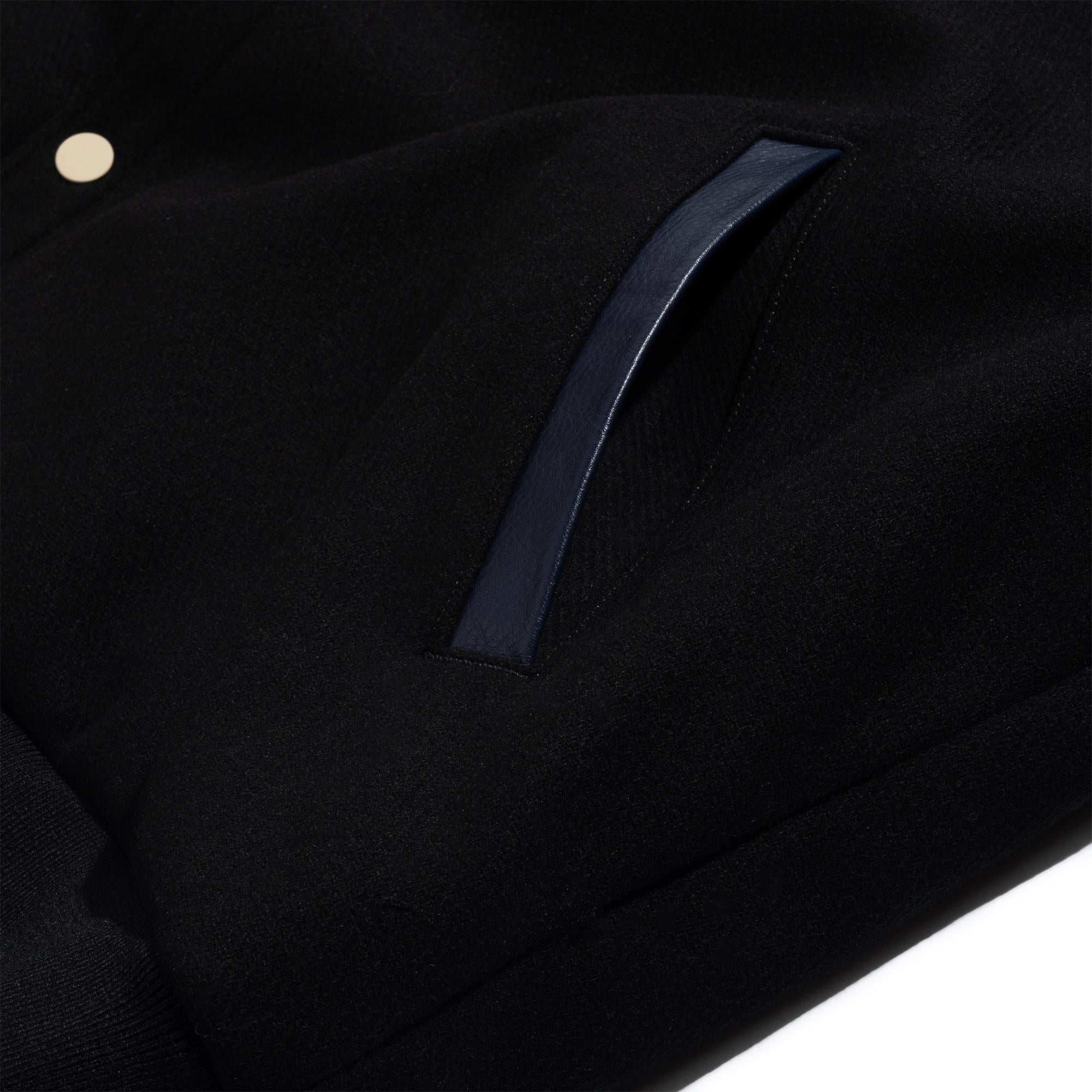 Nike Club Men's Wool Varsity Jacket BLACK/OBSIDIAN/SANDDRIFT IQ0622-010