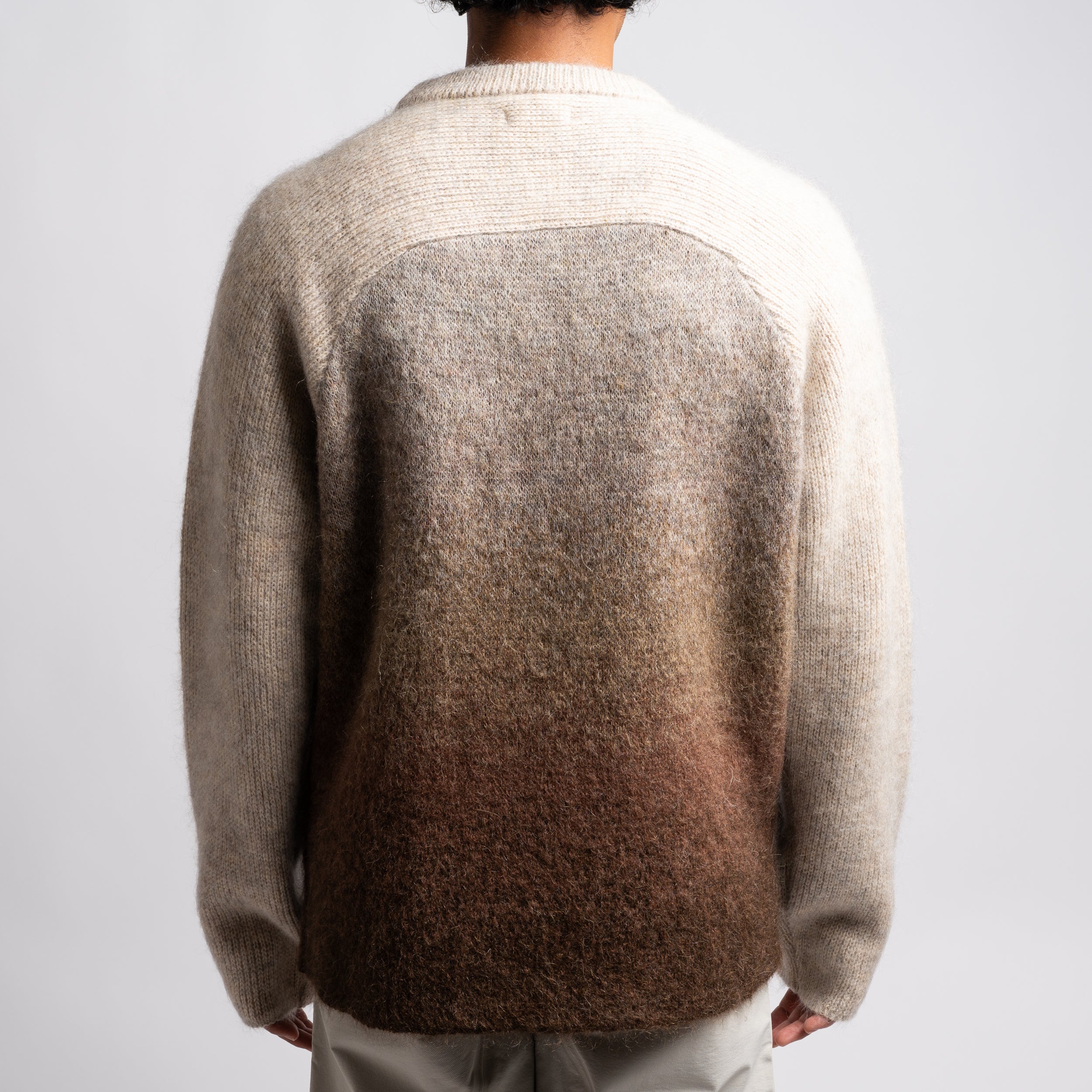 ERL Gradient Rainbow Sweater Knit ERL07N201 Brown