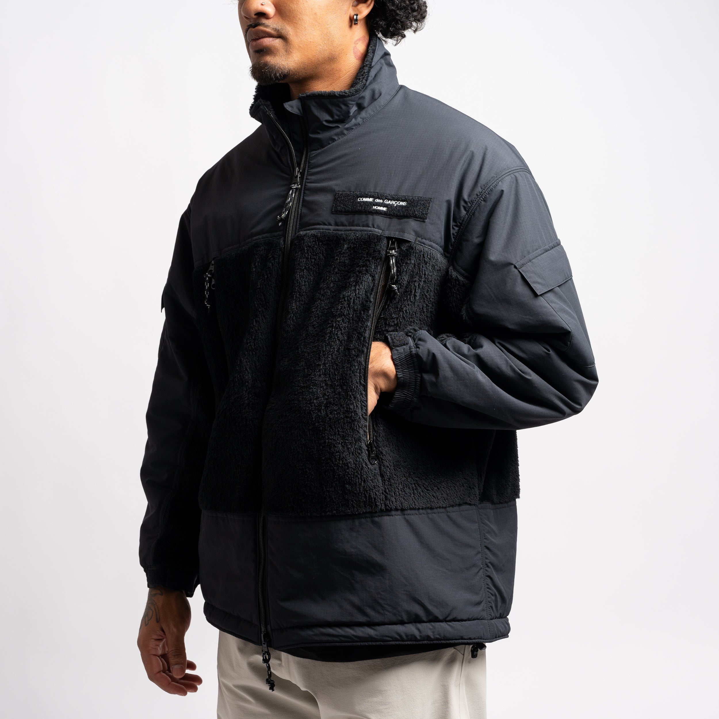 CdGH Hi-Loft Polartec Fleece Jacket HL-J013-051-1 Black
