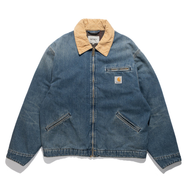 OG Detroit 13.5oz Smith Denim Blue Dusty H.Brown Washed Jacket I037535