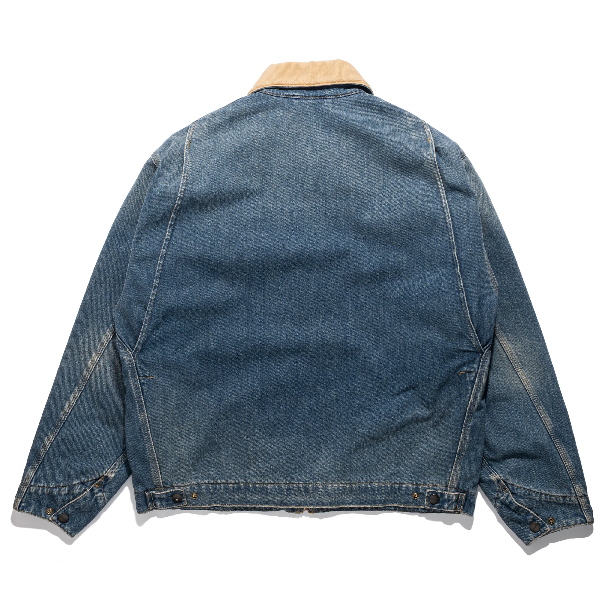 OG Detroit 13.5oz Smith Denim Blue Dusty H.Brown Washed Jacket I037535