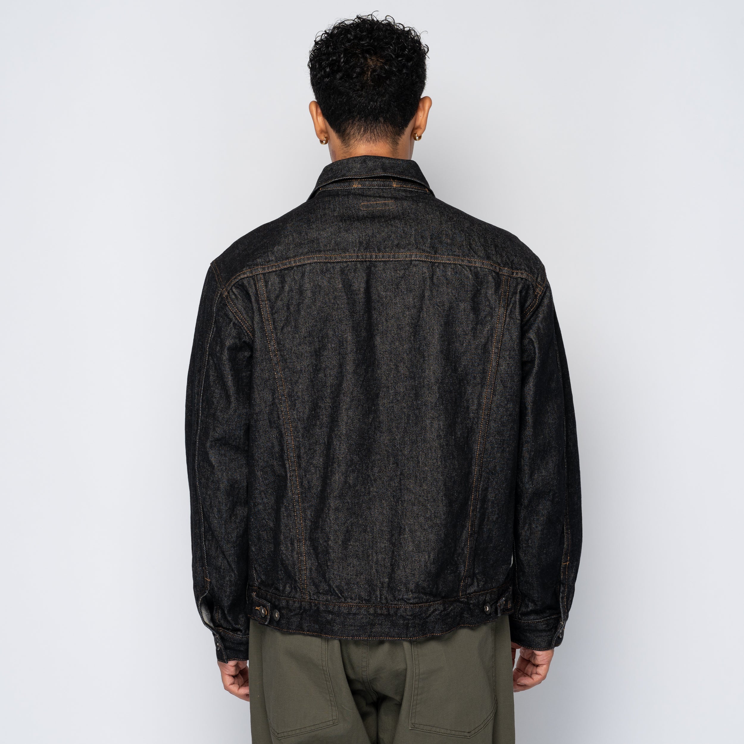 EG Type 5 Jean Jacket Black 14oz Cone Denim 25F1D081