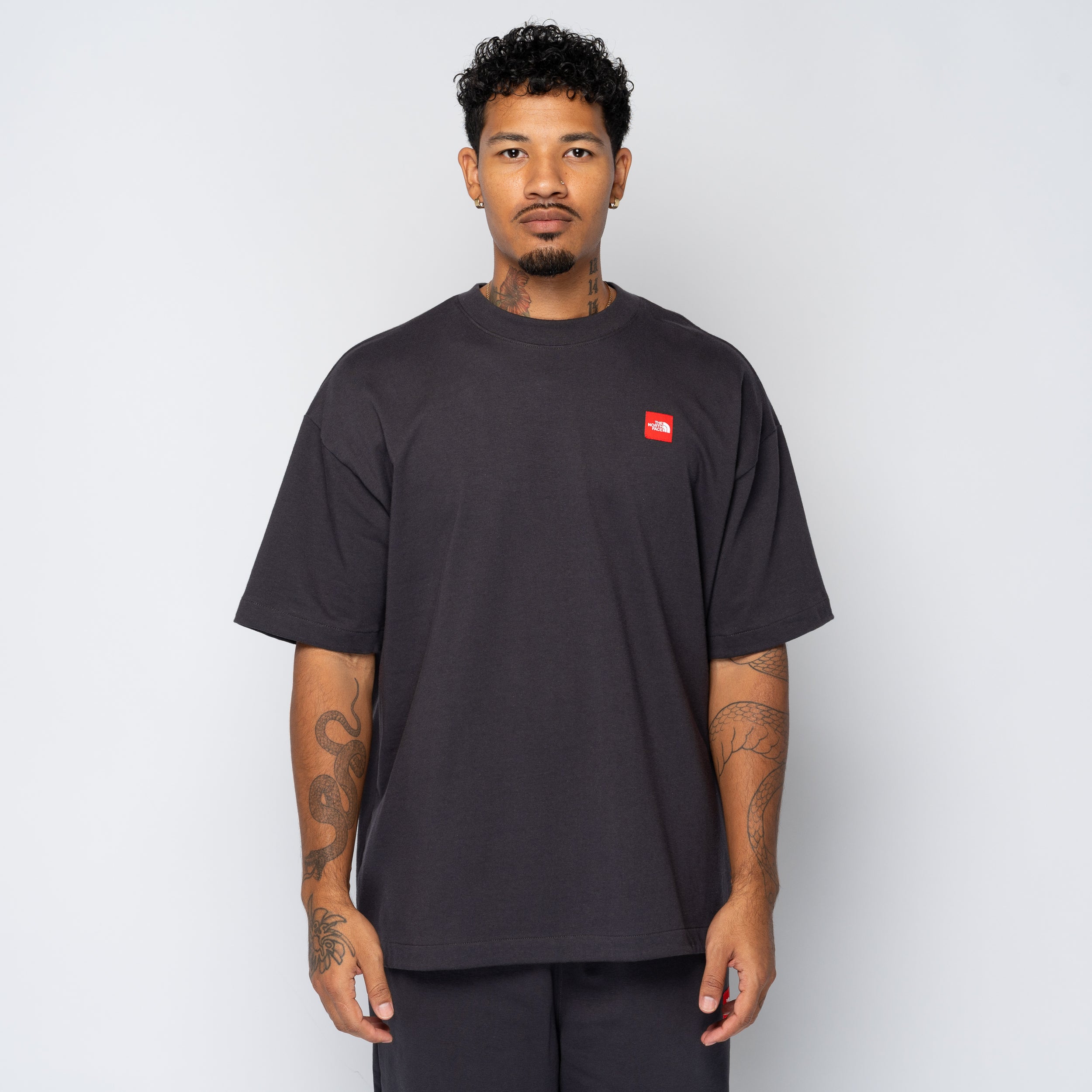 TNF Red Box S/S Tee Obsidian NF0A8EG5