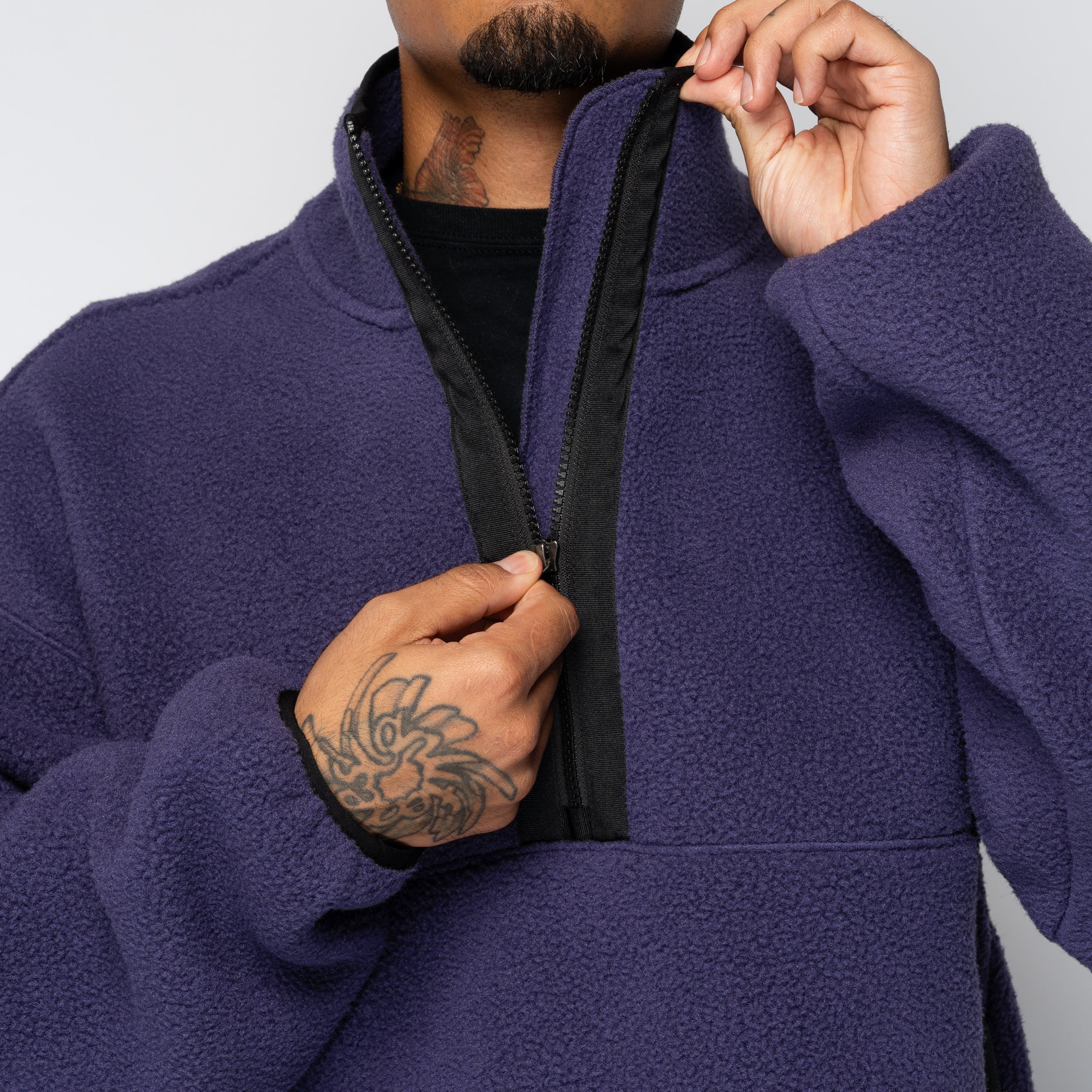 TNF Redbox 1/2 Zip Fleece Purple NF0A8EGC