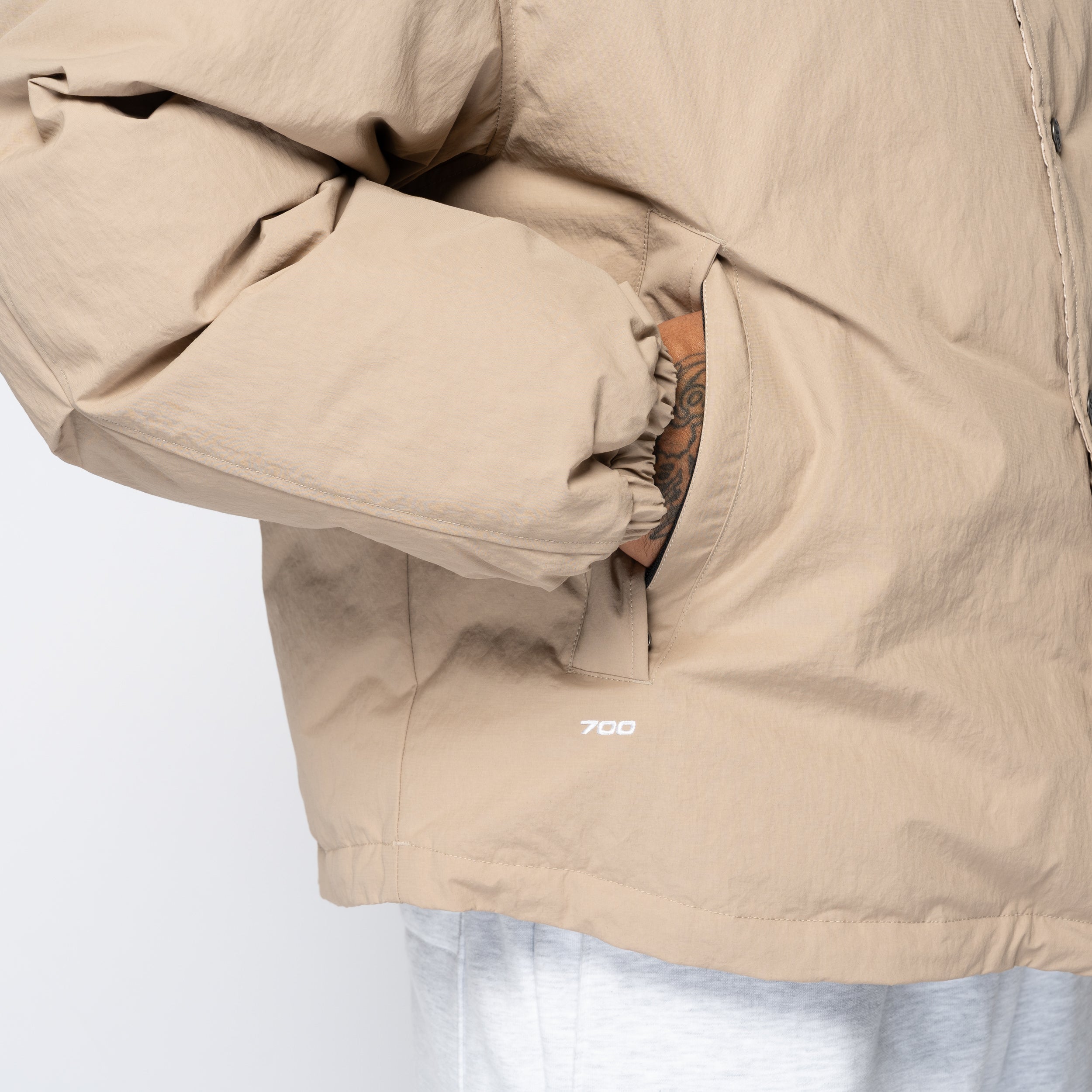 TNF Redbox Down Jacket Mushroom NF0A9EGB