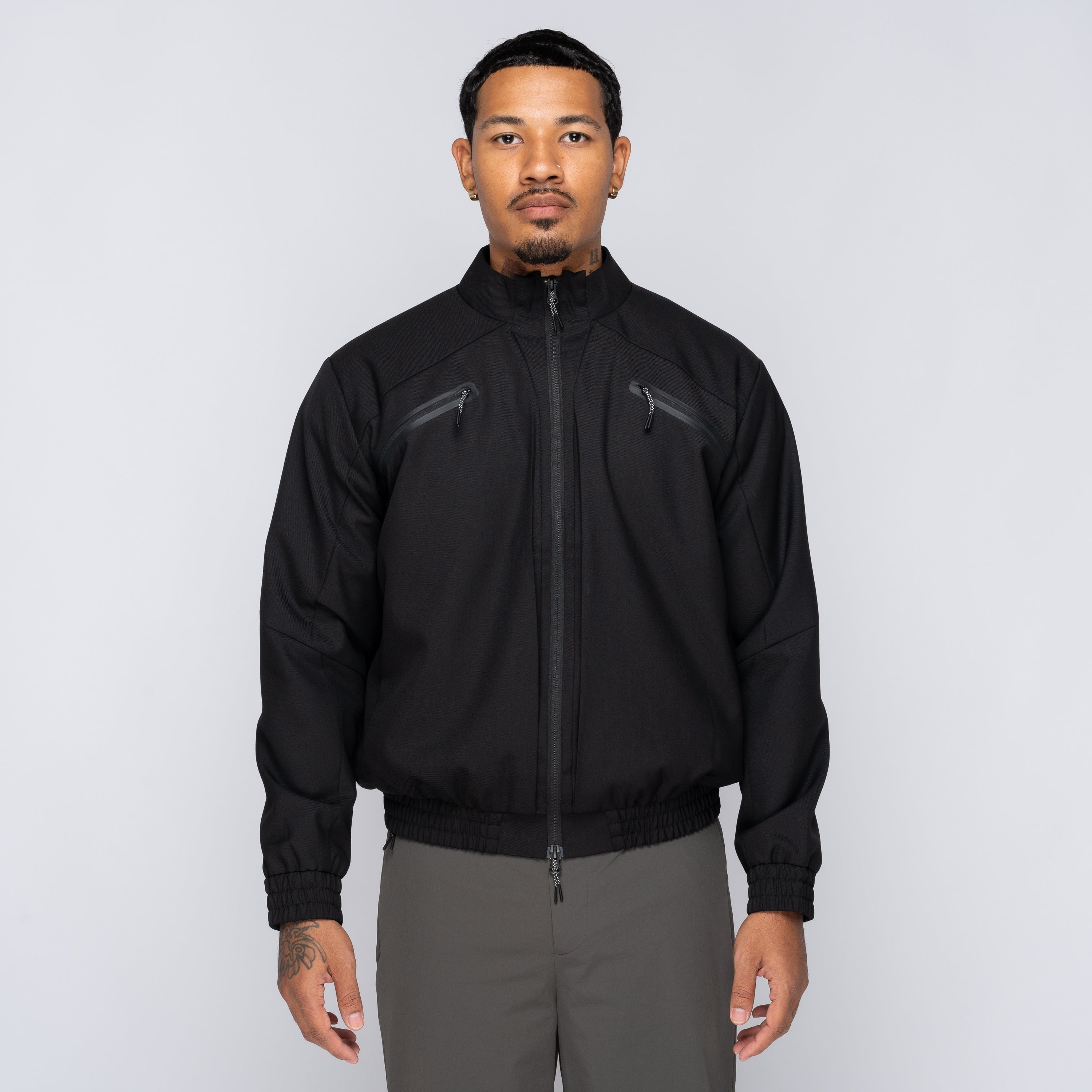 Jeongli Wool Zelta Bomber SET3 Black – Capsule