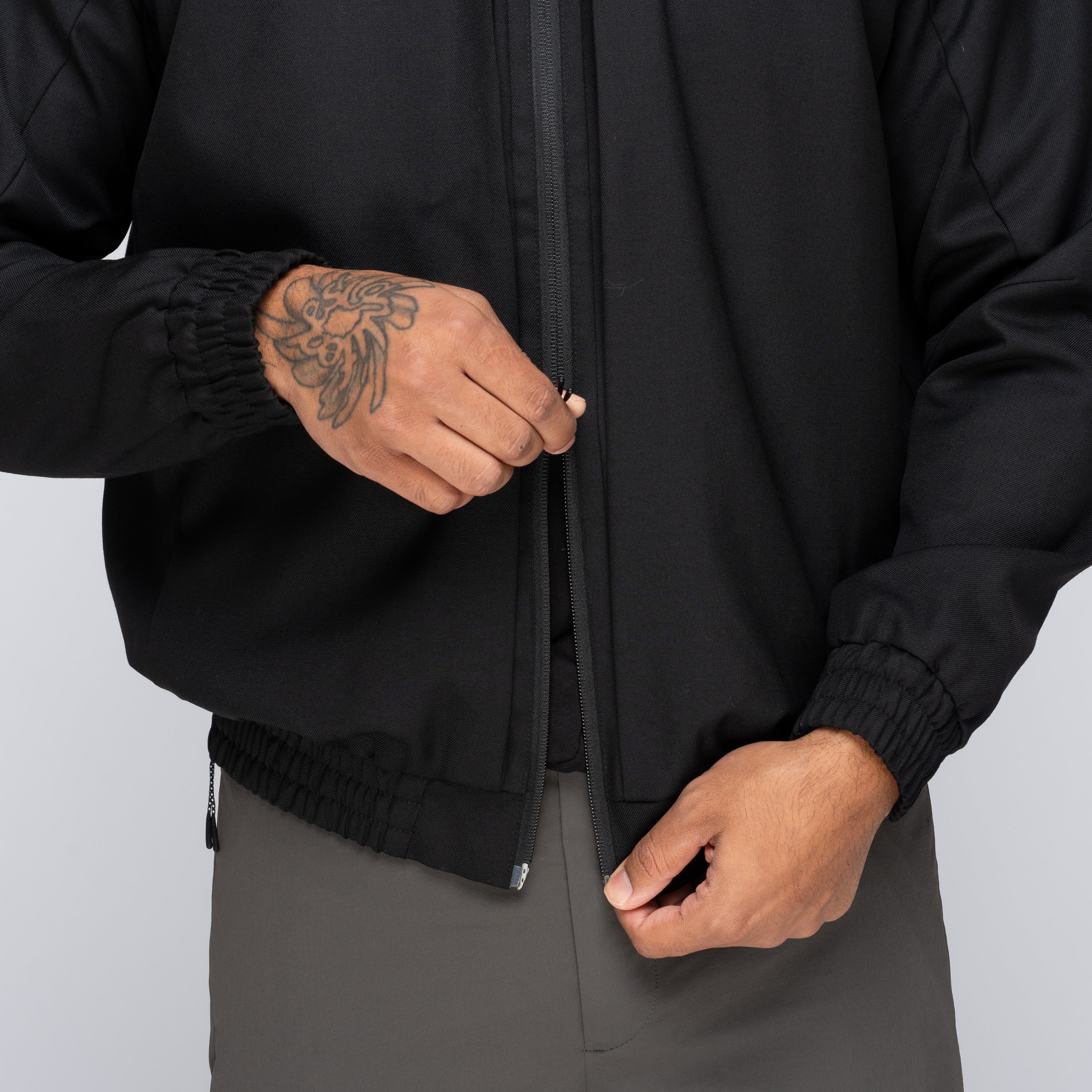 Jeongli Wool Zelta Bomber SET3 Black – Capsule