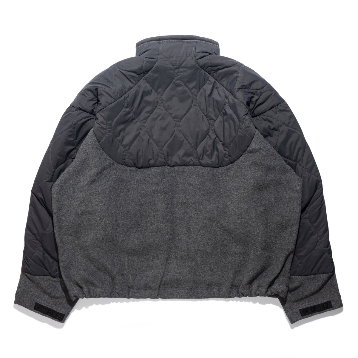 Quilted Fleece Jacket Grey 574-6281040