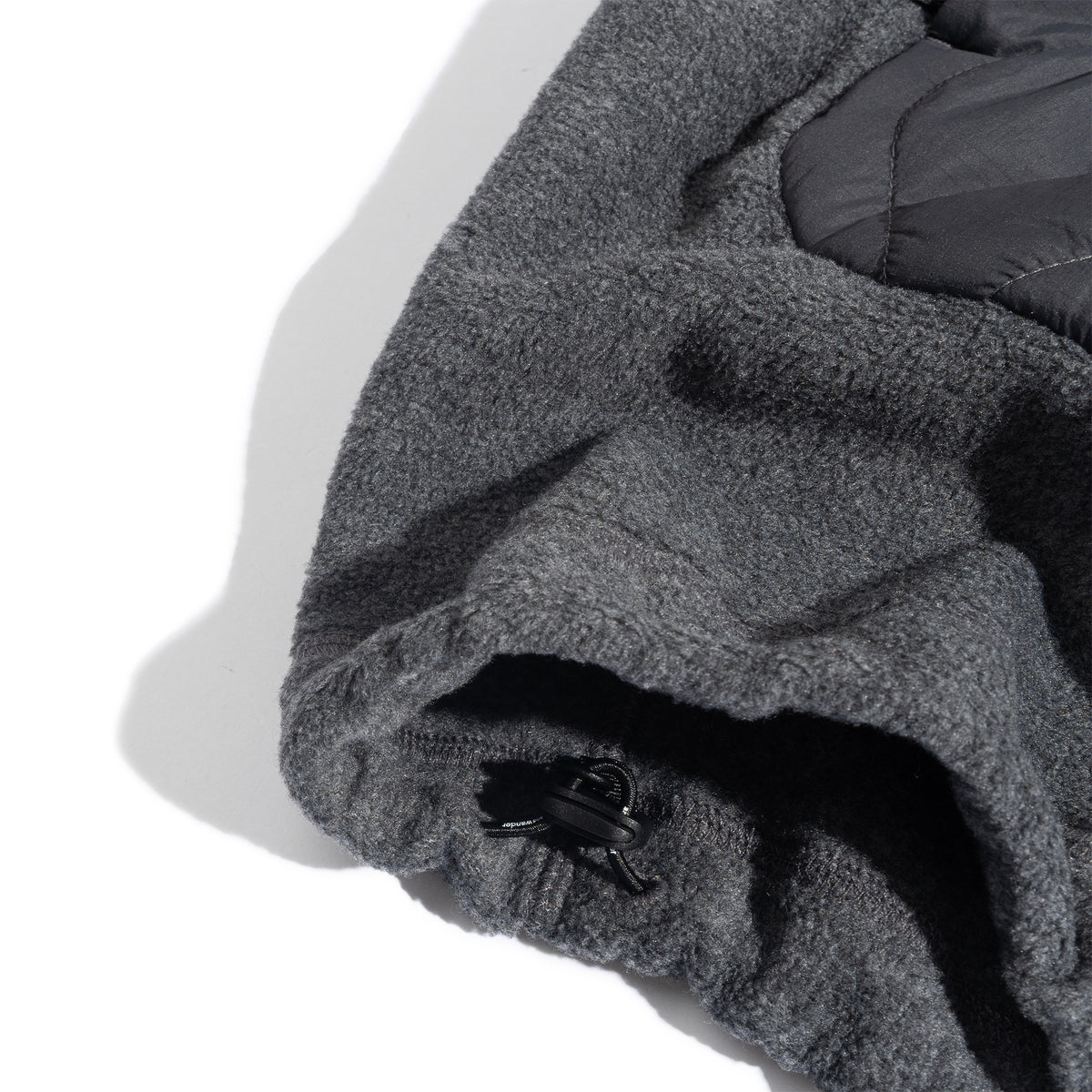 Quilted Fleece Jacket Grey 574-6281040