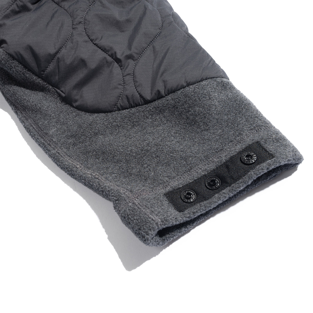 Quilted Fleece Jacket Grey 574-6281040