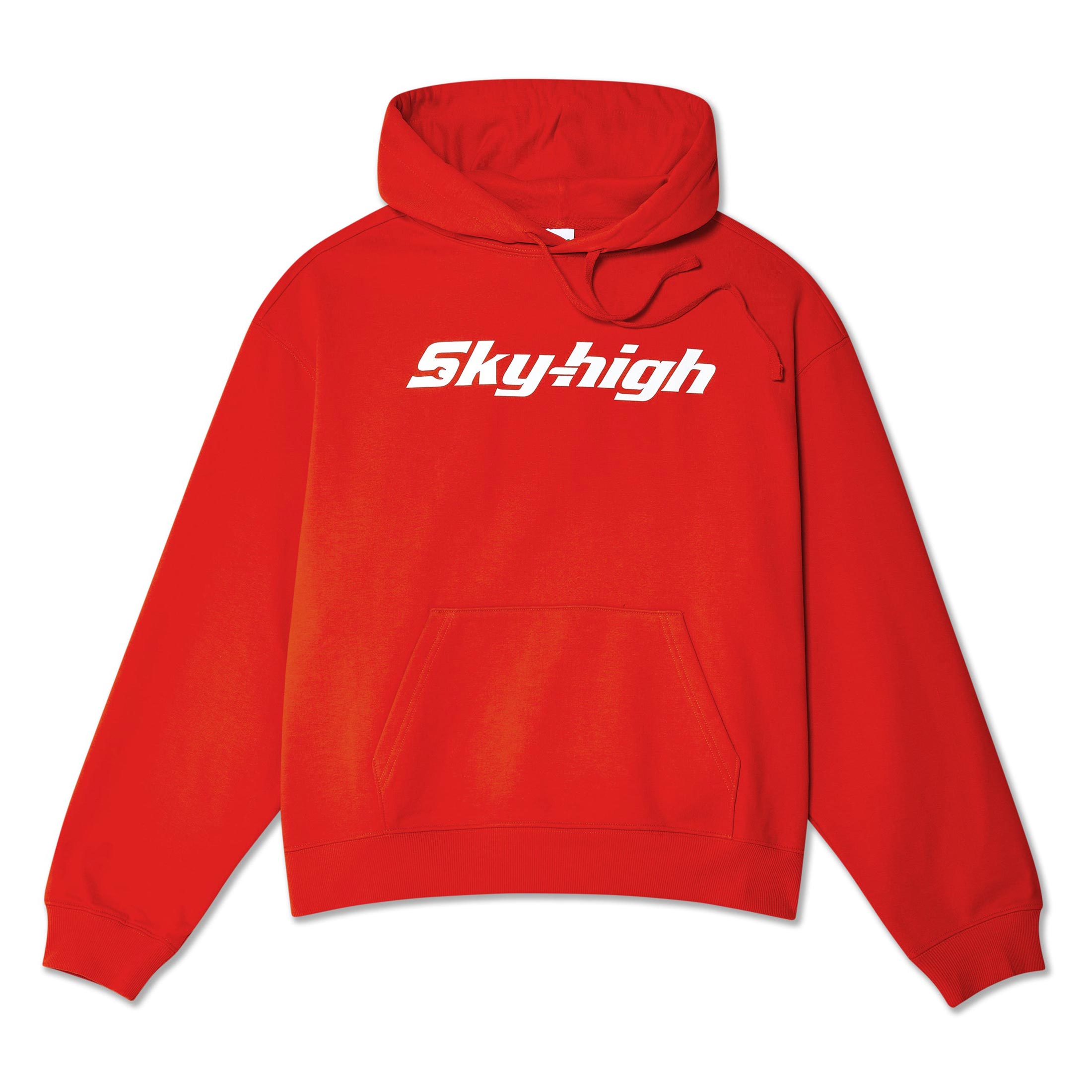 SHFW Construction Graphic Logo Hoodie Red SHF05T024