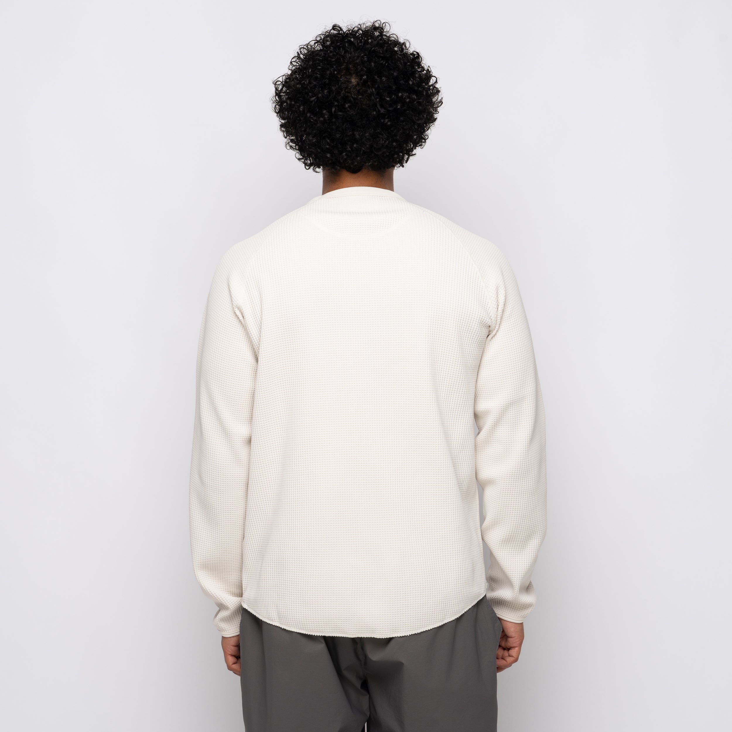 Waffle Light LS Tee Ivory GL45142