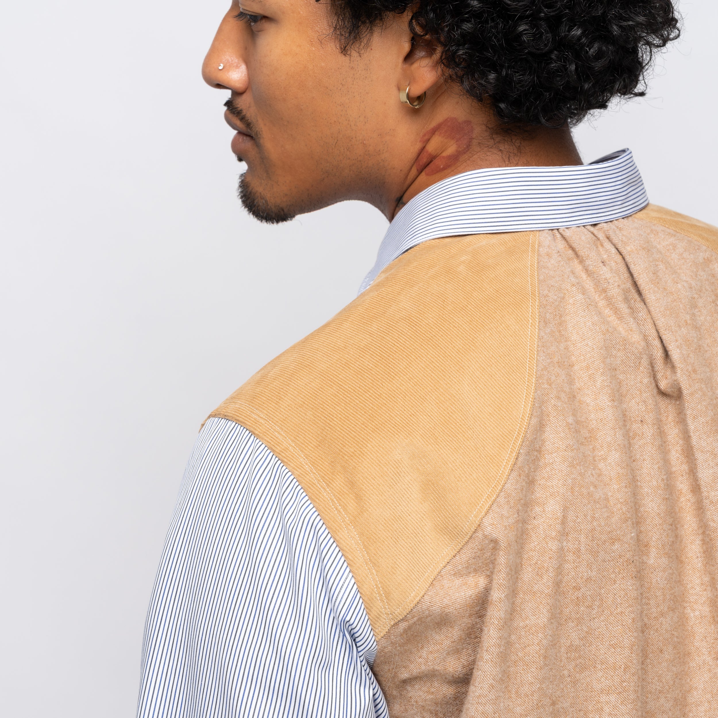 JWM Pinstripe Shirt Blue WP-B016-051-1