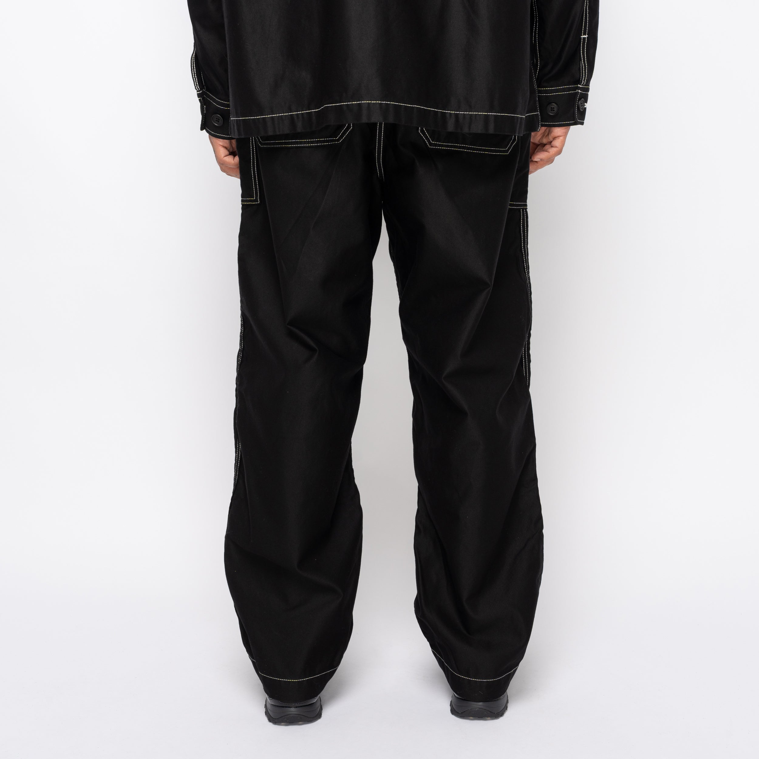 CdGH Top Stitch Drawcord Trouser Black HP-P018-051-1