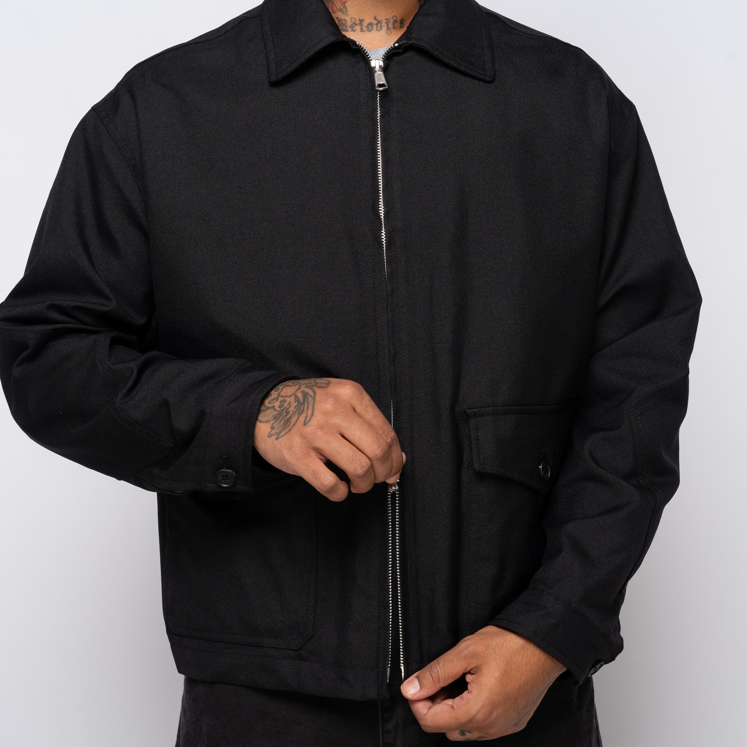 CdGH Zip Jacket Black HP-J006-051-1