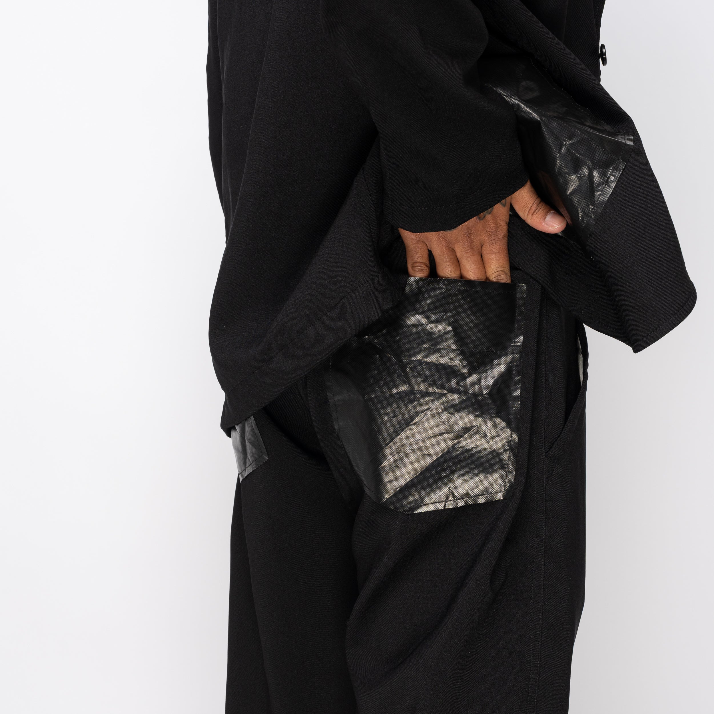 CDG Shirt Tapered Leg Trouser Black FP-P501-W25