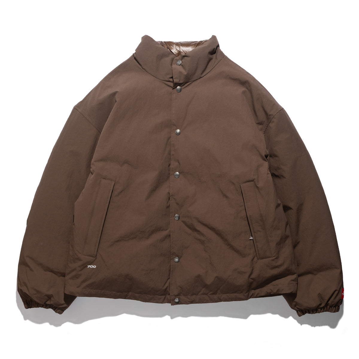TNF Red Box Down Jacket Smoky Brown NF0A8EGB