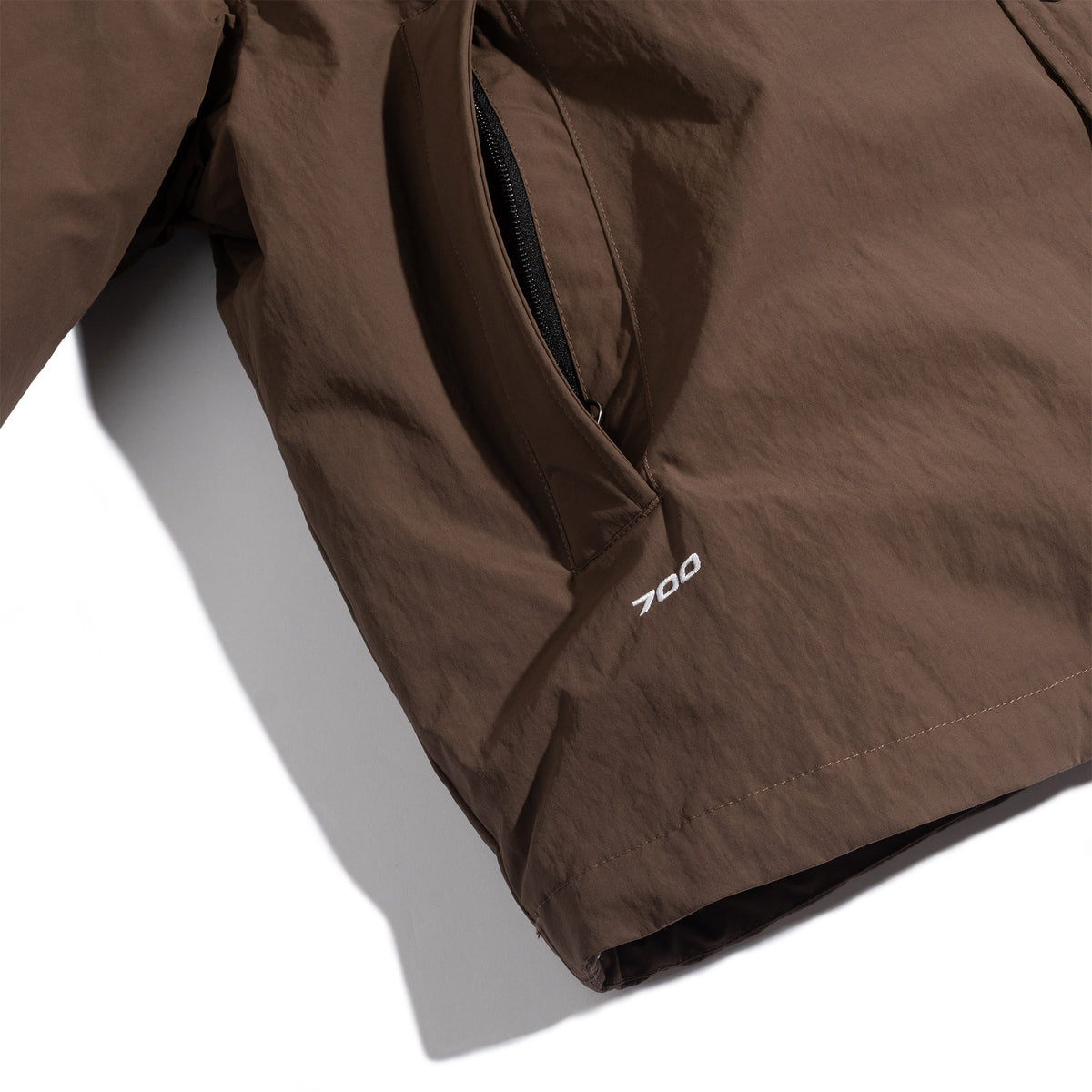 TNF Red Box Down Jacket Smoky Brown NF0A8EGB