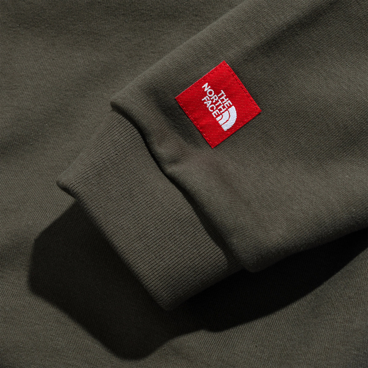 TNF Red Box Hoodie Taupe Green NF0A8EF
