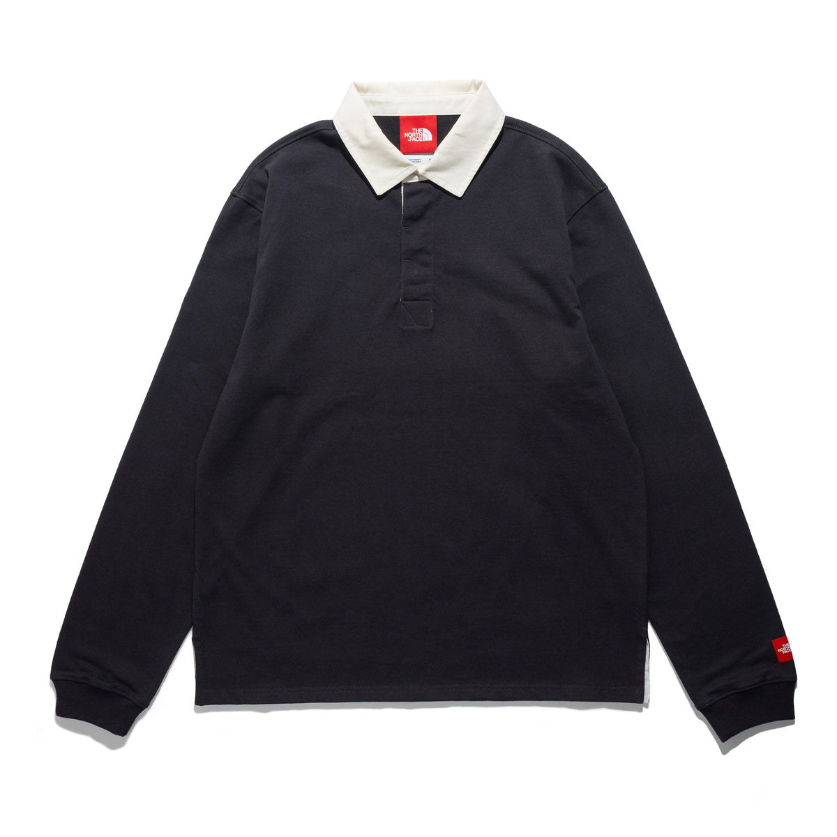 TNF Red Box Rugby Shirt Obsidian NF0A8HDW