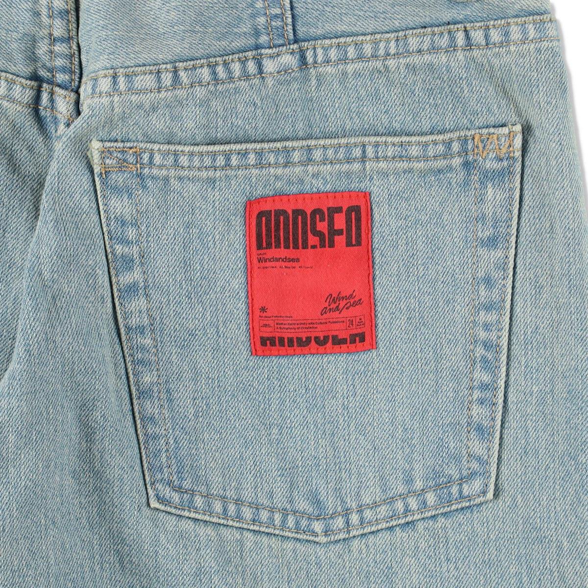Wind and Sea Baggy Jean Light Blue WDSOCLC24Q4PT03 Capsule