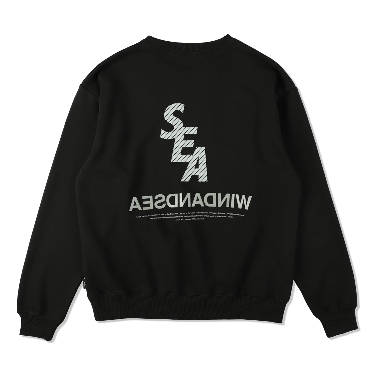 S.E.A. Reflection Crewneck WDS-O-MIL-24-Q1-CS-01 Black