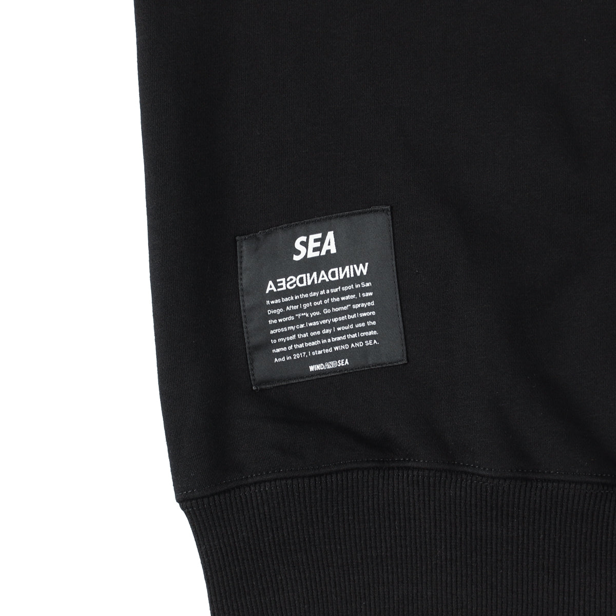 S.E.A. Reflection Crewneck WDS-O-MIL-24-Q1-CS-01 Black