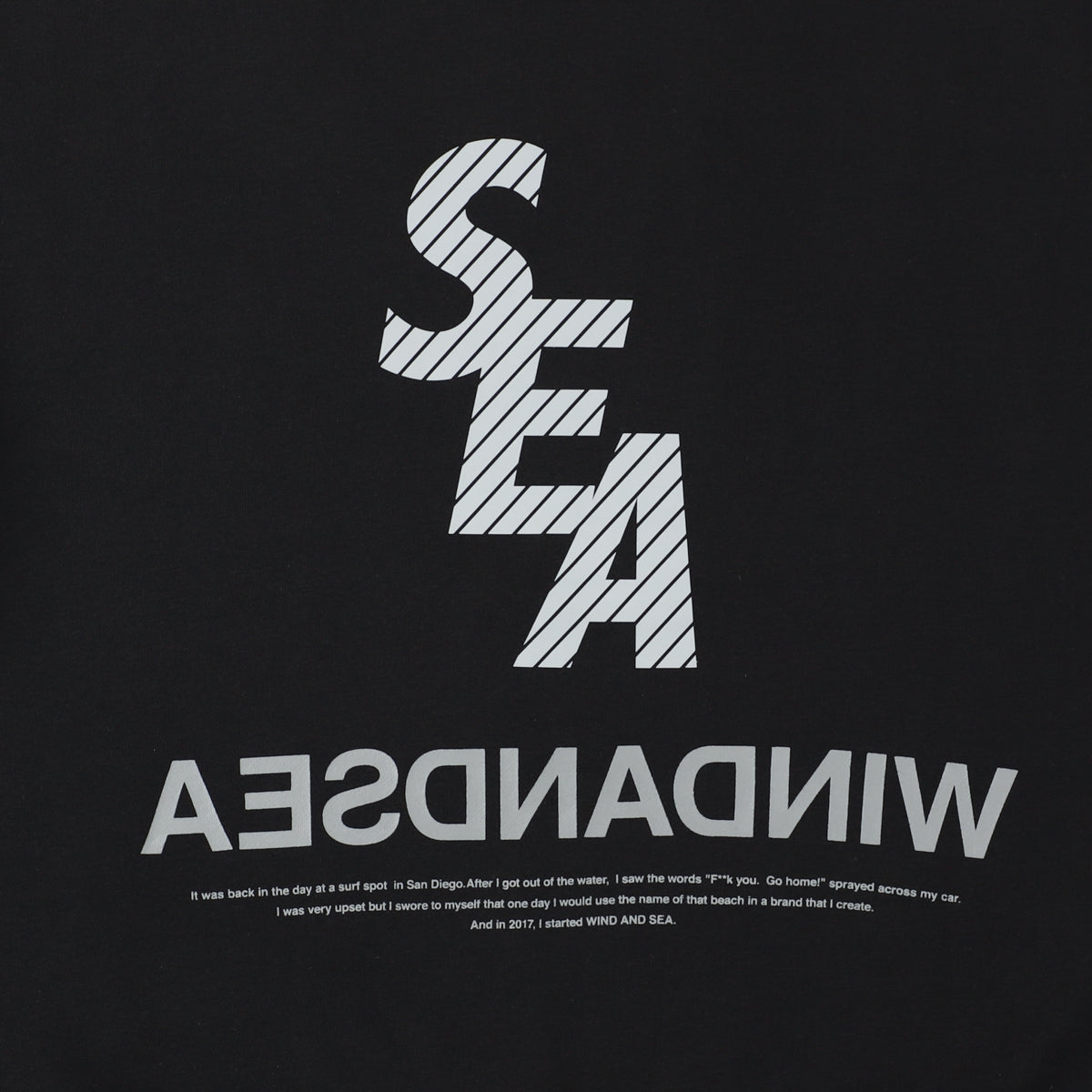 S.E.A. Reflection Crewneck WDS-O-MIL-24-Q1-CS-01 Black