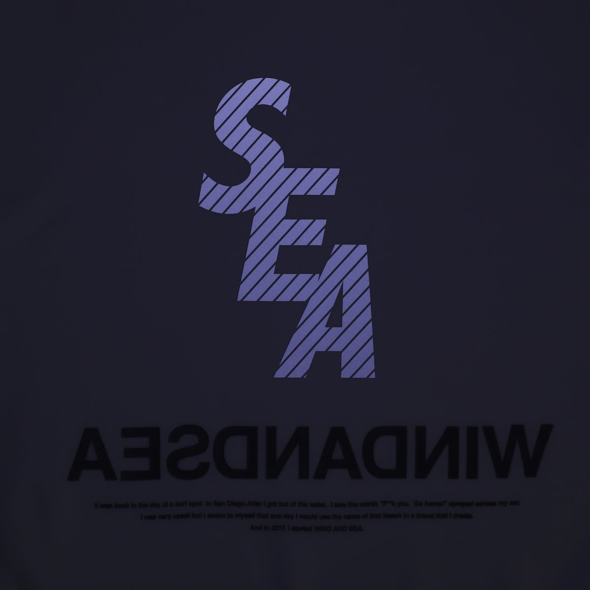 S.E.A. Reflection Crewneck WDS-O-MIL-24-Q1-CS-01 Black