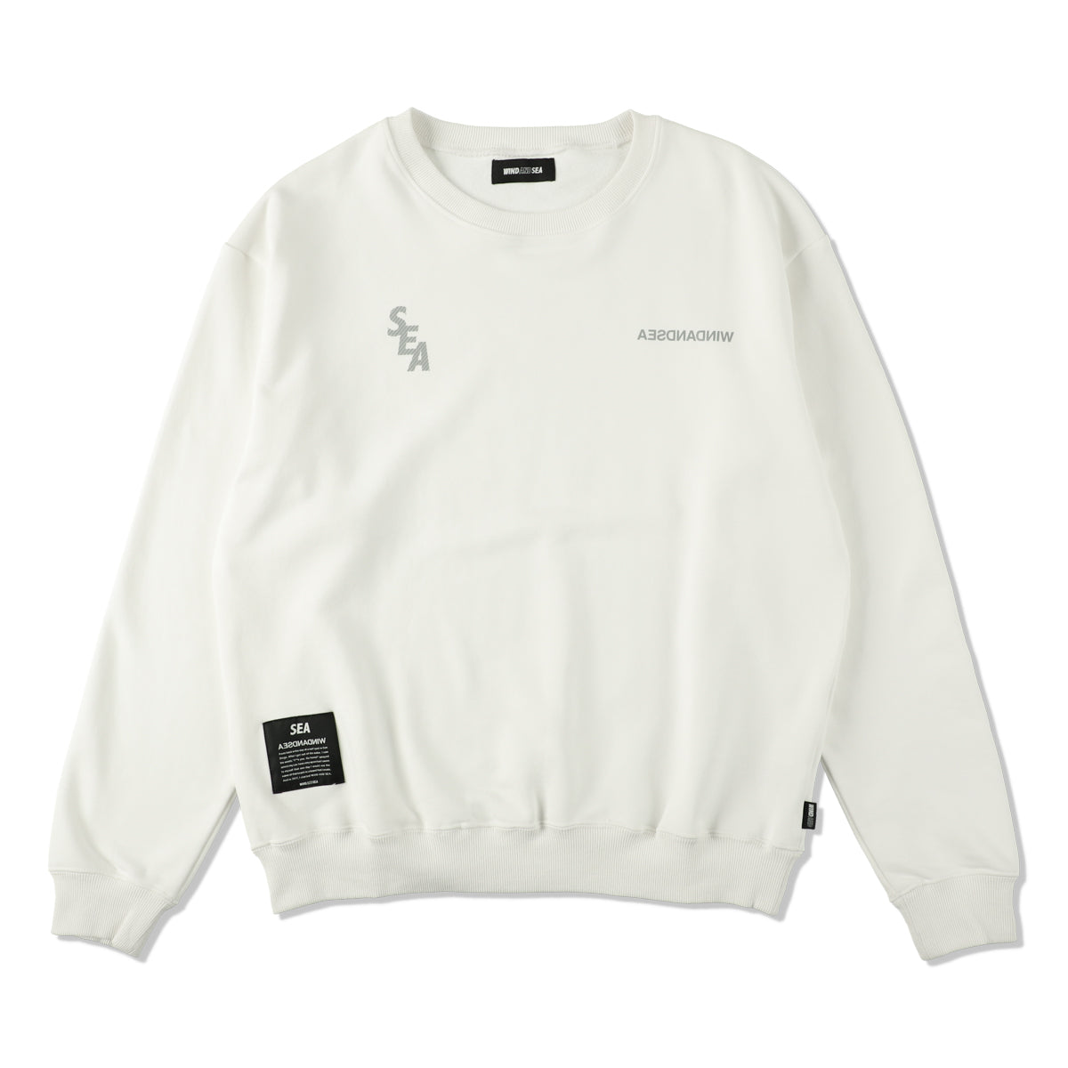 S.E.A. Reflection Crewneck WDS-O-MIL-24-Q1-CS-01 White