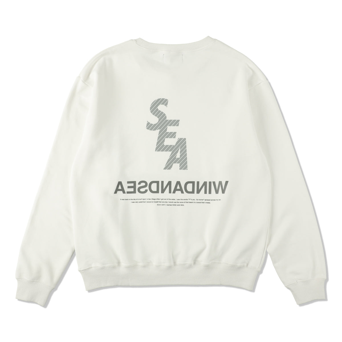 S.E.A. Reflection Crewneck WDS-O-MIL-24-Q1-CS-01 White