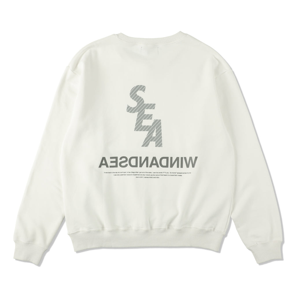 S.E.A. Reflection Crewneck WDS-O-MIL-24-Q1-CS-01 White