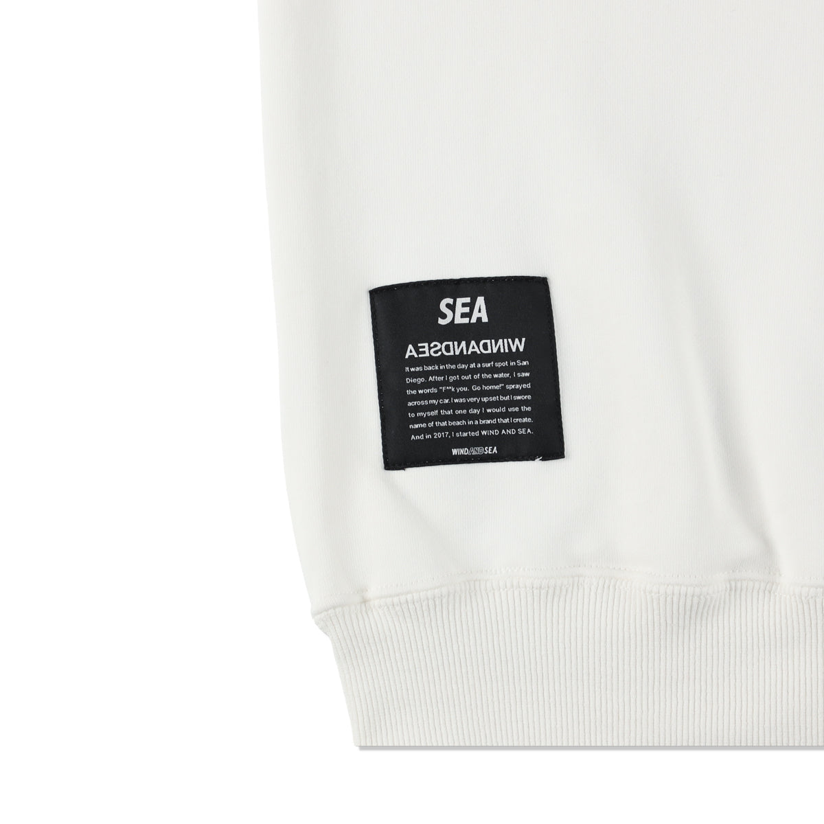 S.E.A. Reflection Crewneck WDS-O-MIL-24-Q1-CS-01 White