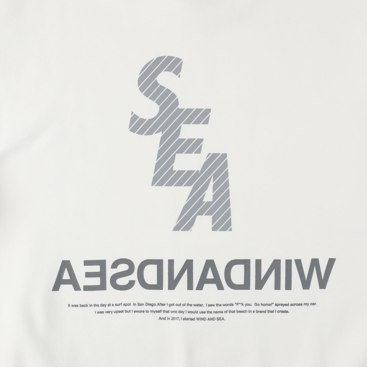 S.E.A. Reflection Crewneck WDS-O-MIL-24-Q1-CS-01 White