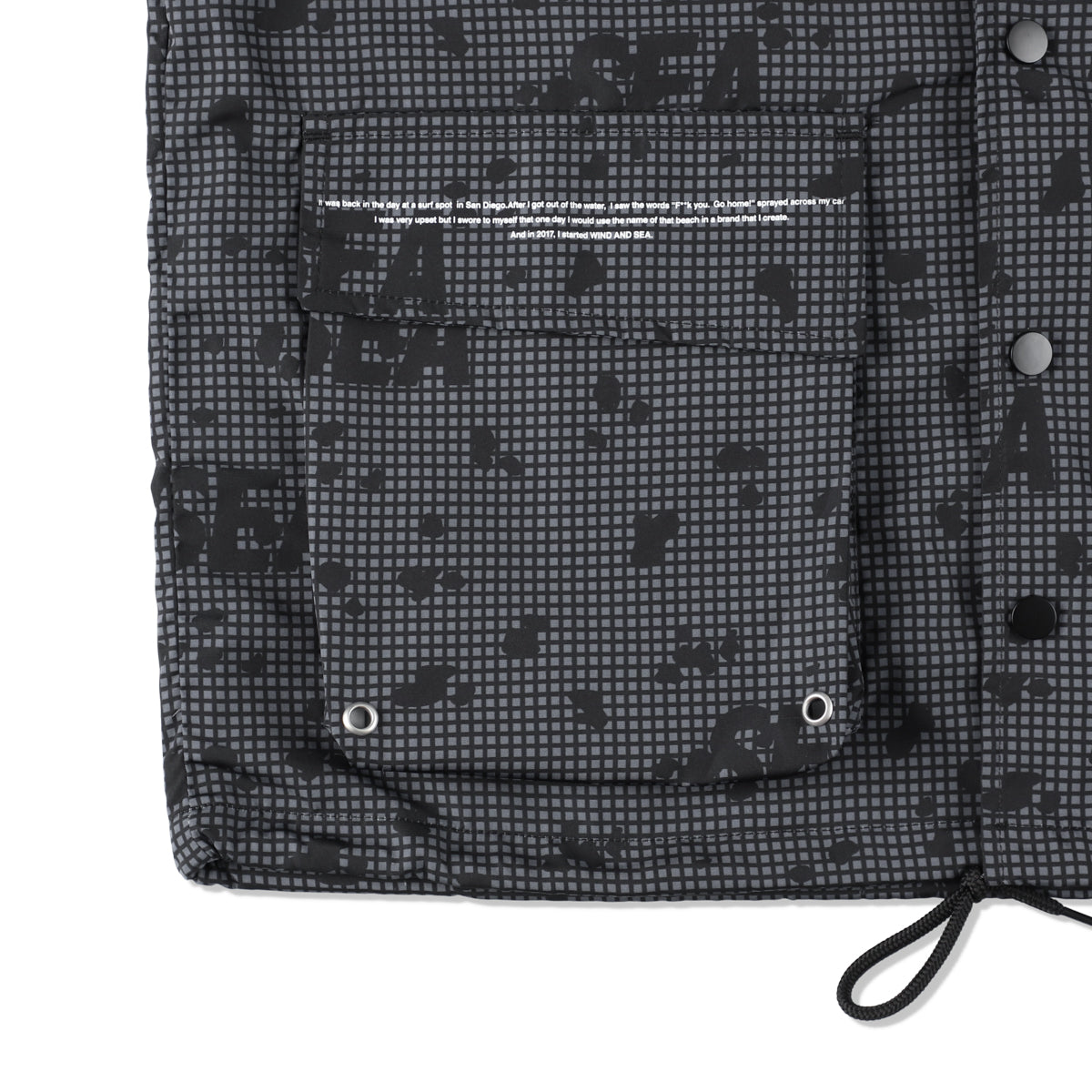 S.E.A. DN-Camo Fatigue Jacket WDS-O-MIL-24-Q1-JK-01 Black