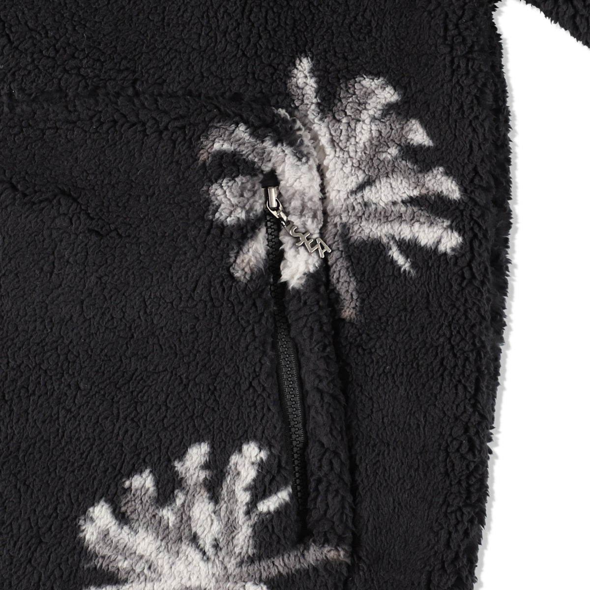 WDS Palm Tree Fleece Jacket WDS-O-PMT-23-Q2-JK-02 Black – Capsule