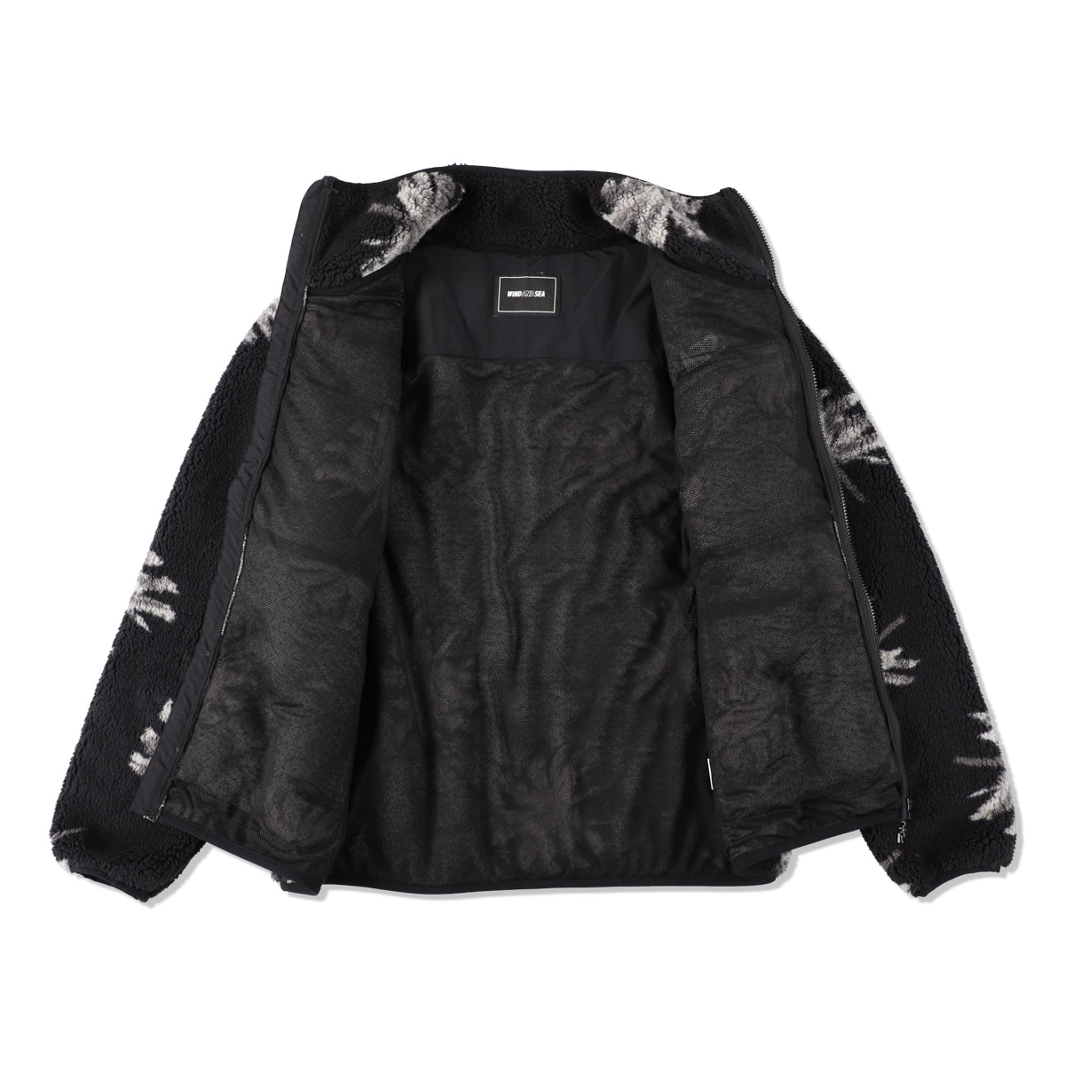 WDS Palm Tree Fleece Jacket WDS O PMT Q2 JK Black – Capsule