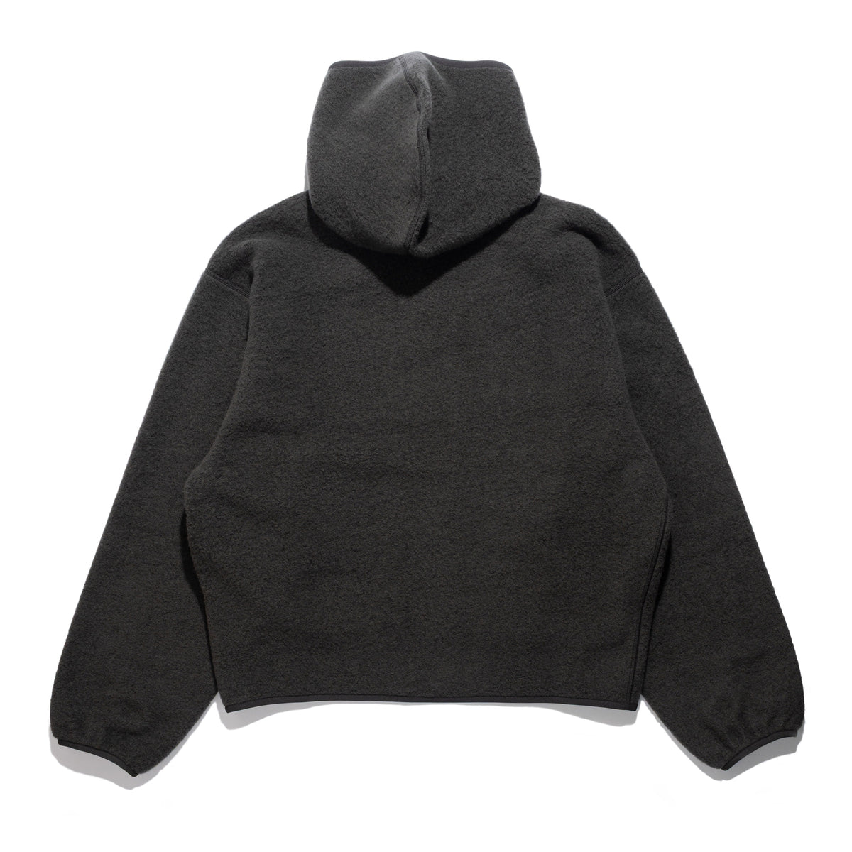 Wool Fleece Hoodie Dark Lava GZ36306