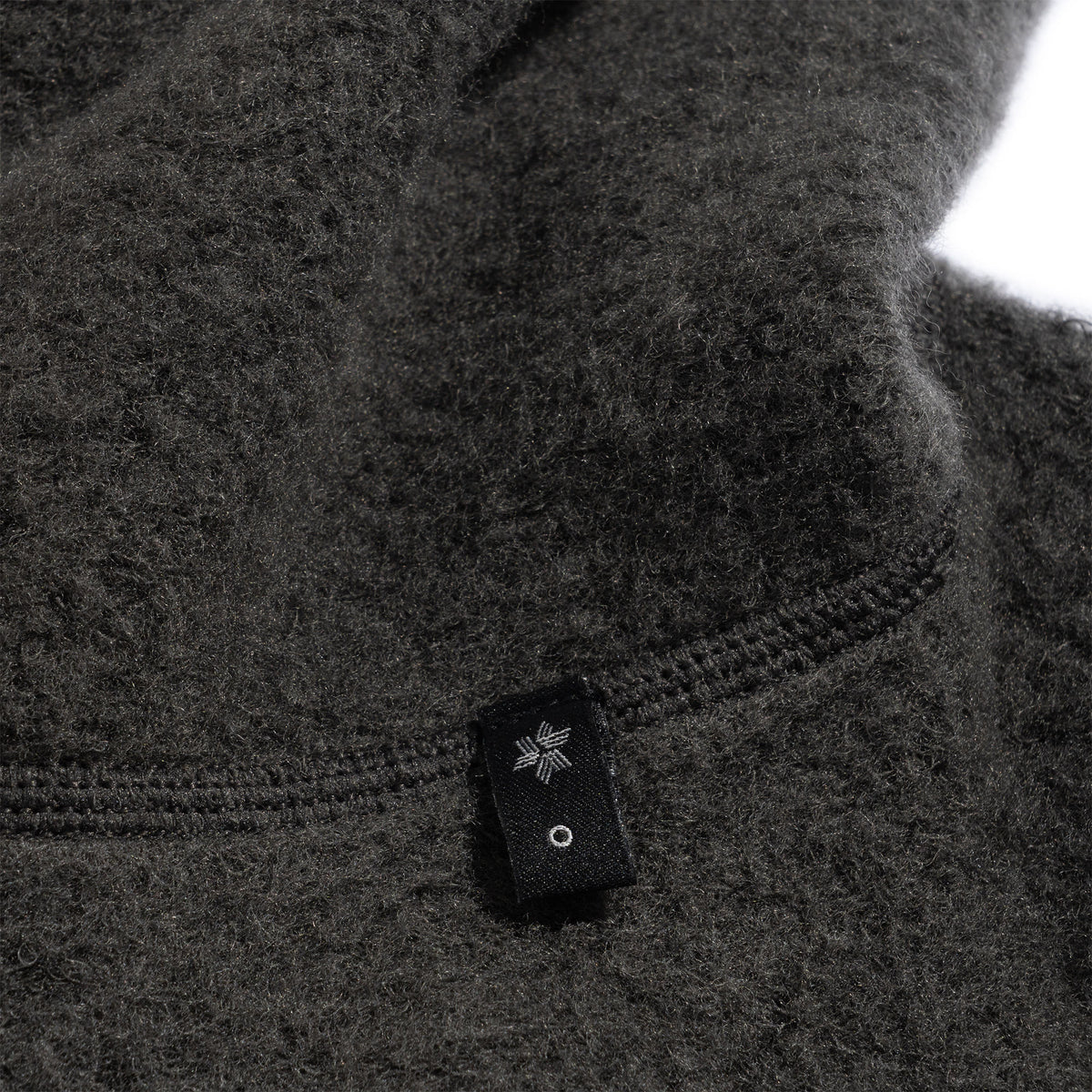 Wool Fleece Hoodie Dark Lava GZ36306