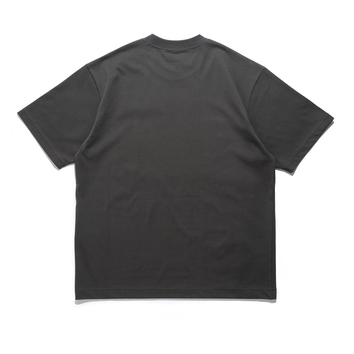 and wander Big Logo SS Tee Grey 574-6984101