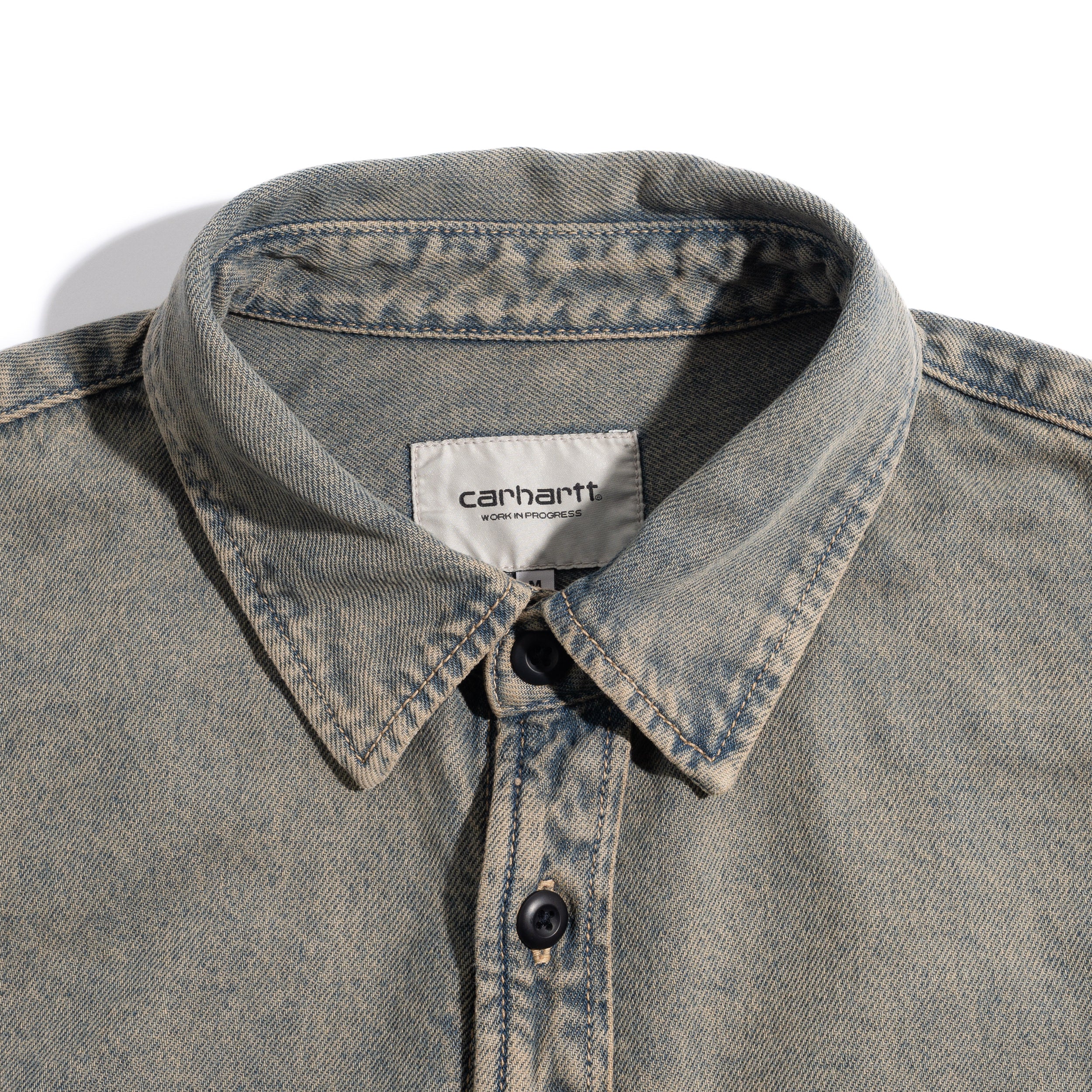 Tigan Shirt Jacket 12oz Smithtown Denim Blue/Leather I035821