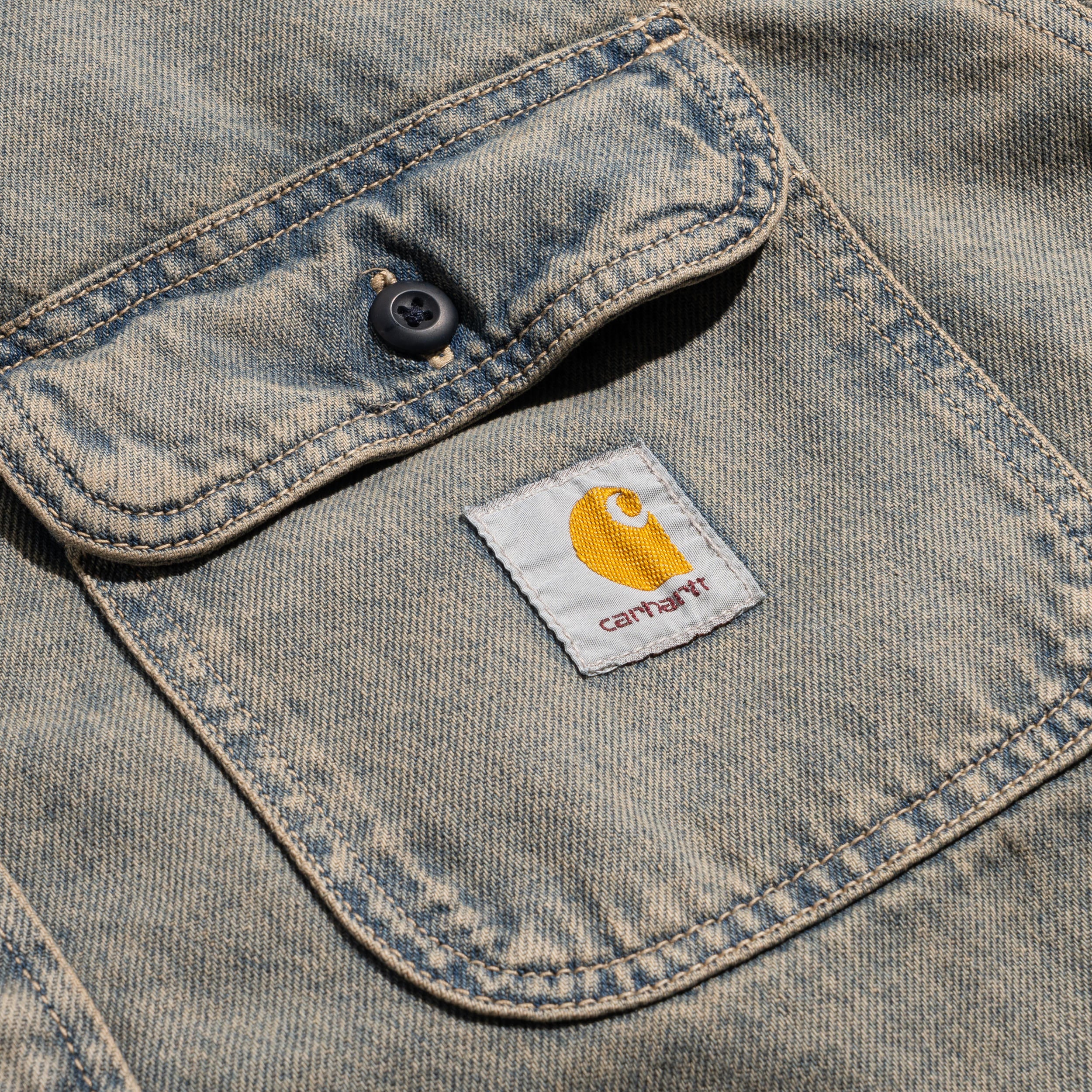 Tigan Shirt Jacket 12oz Smithtown Denim Blue/Leather I035821