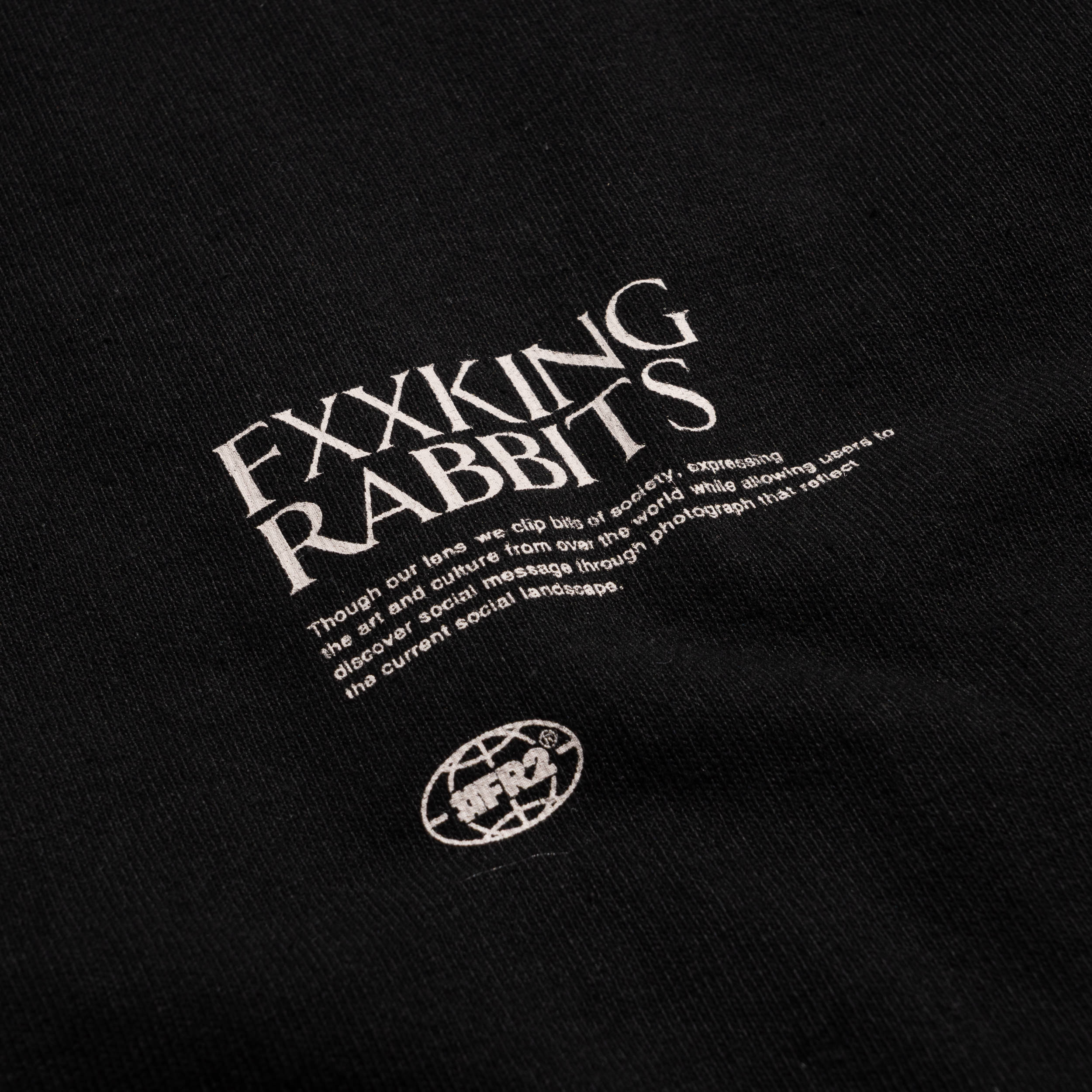 Embroidery Angel Tee Black FRC3659