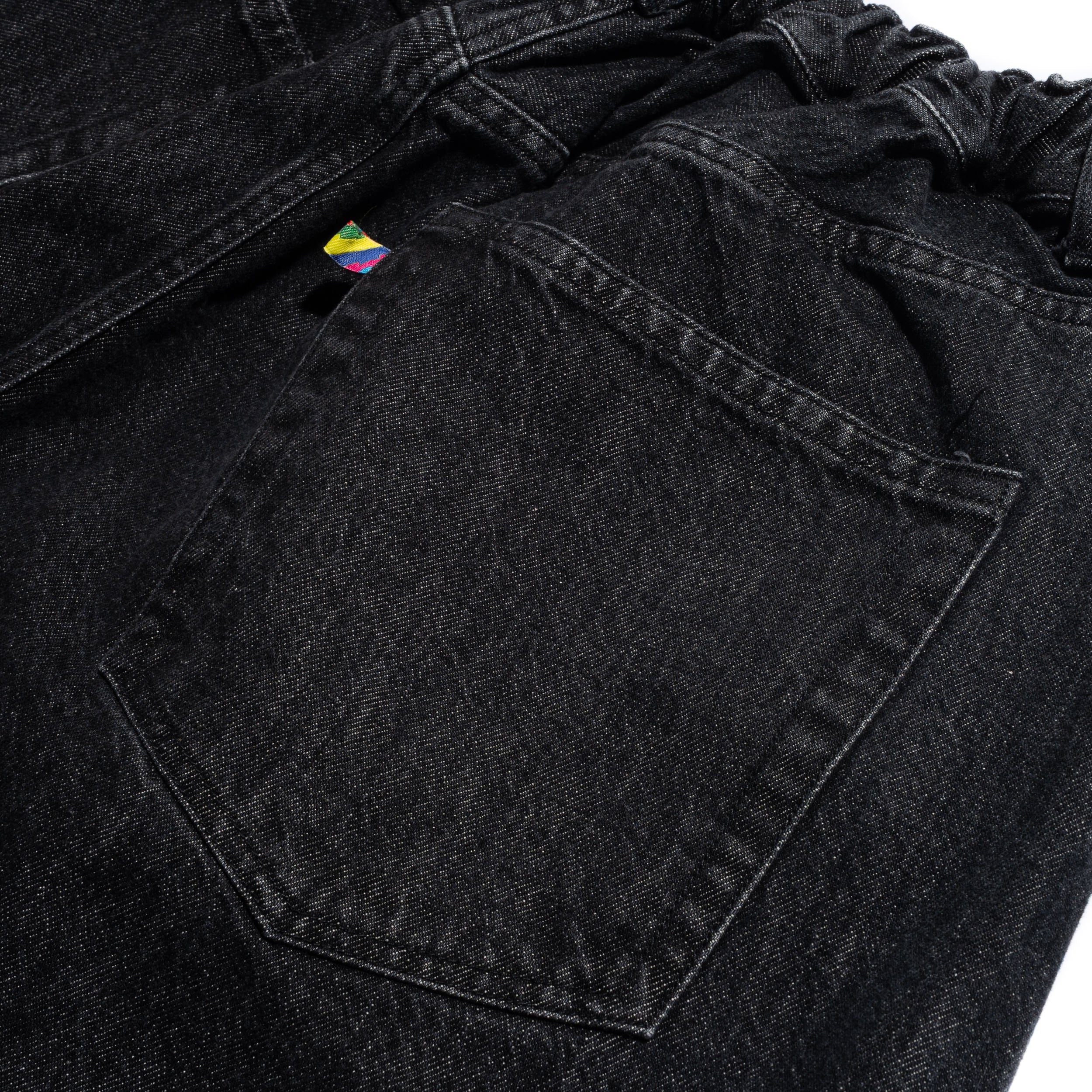 5PK Balloon Pants Enzyme Wash Black 1006AWBALOON5PK01-1