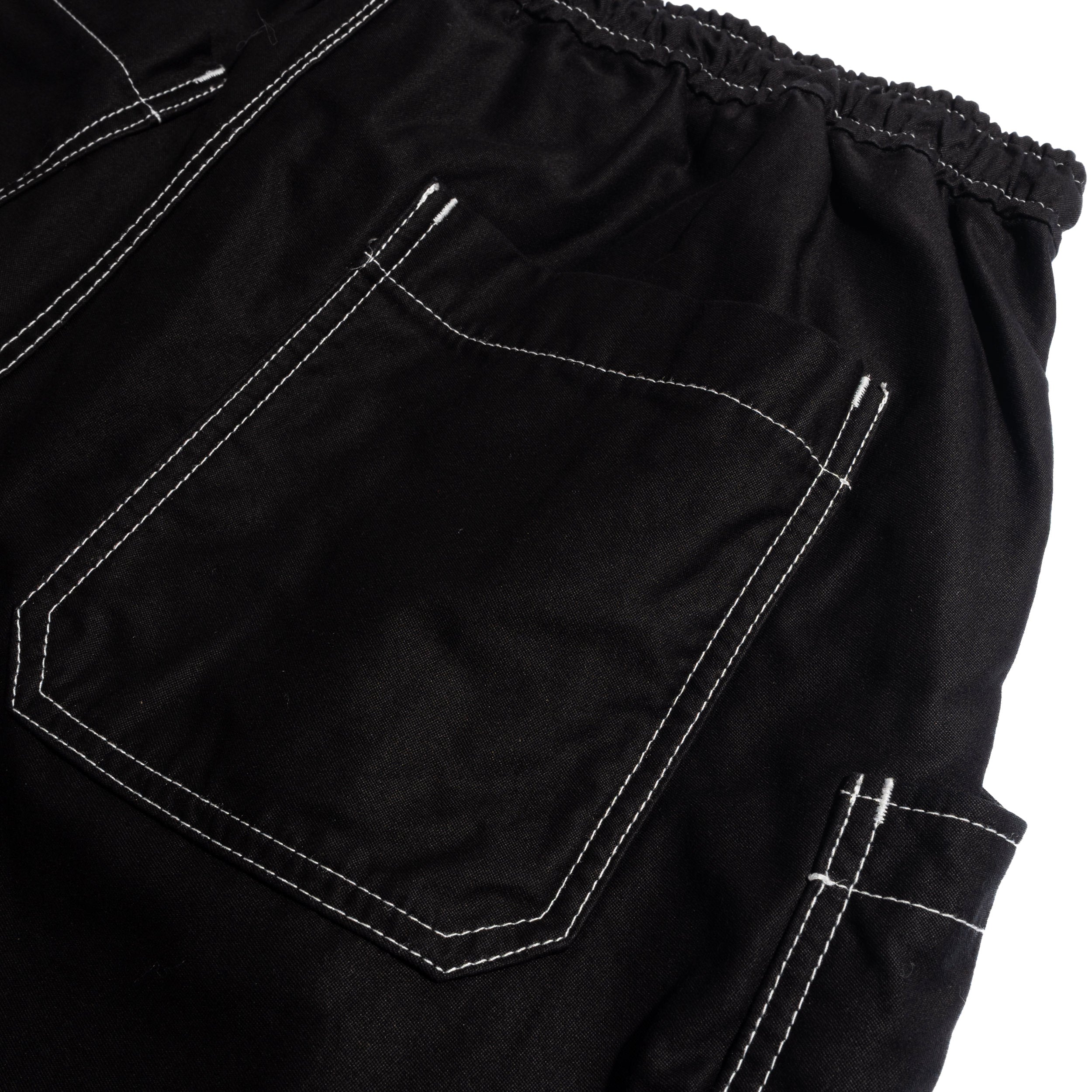 CdGH Top Stitch Drawcord Trouser Black HP-P018-051-1